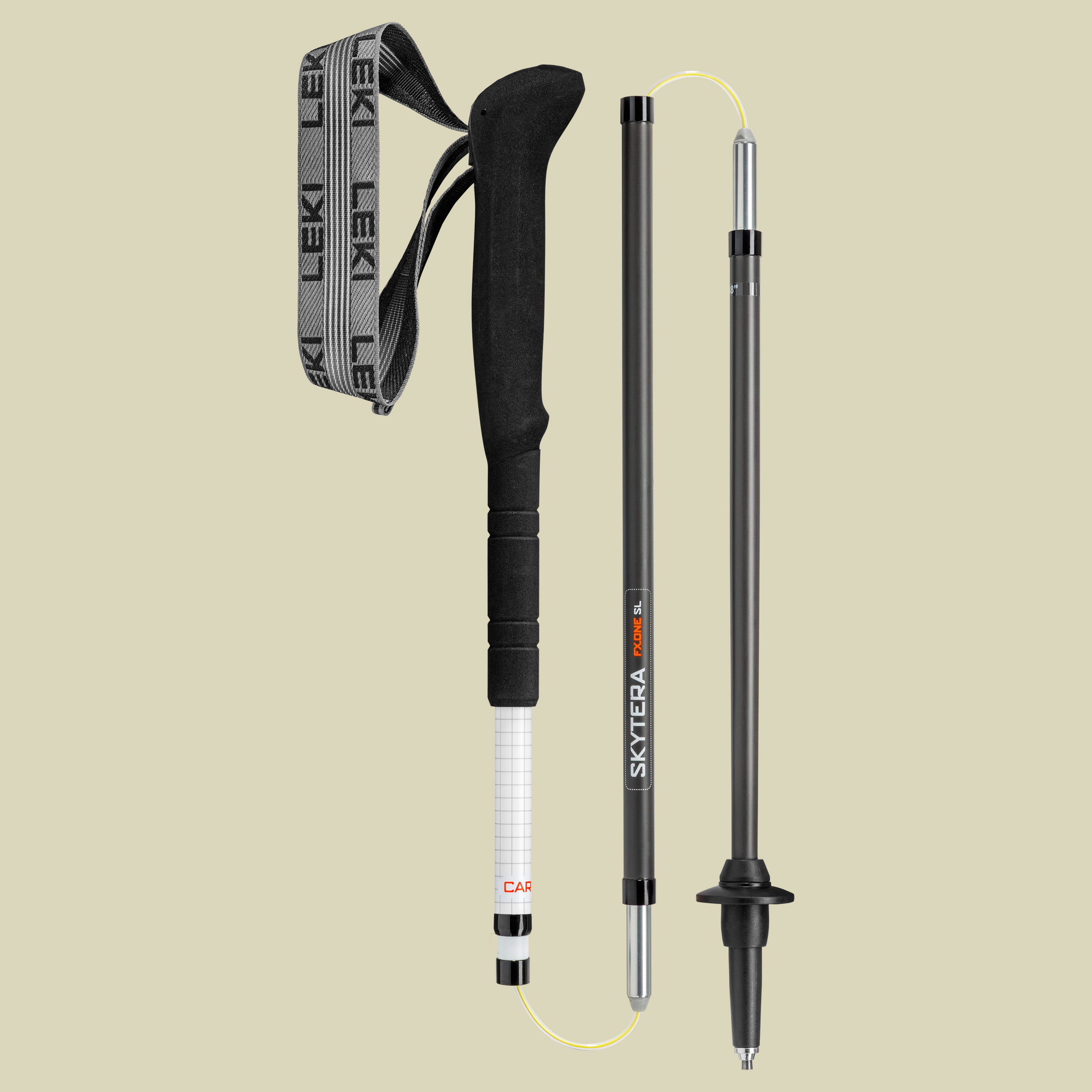 Skytera FX.One SL 130 cm mehrfarbig - naturalcarbon-white-neonorange