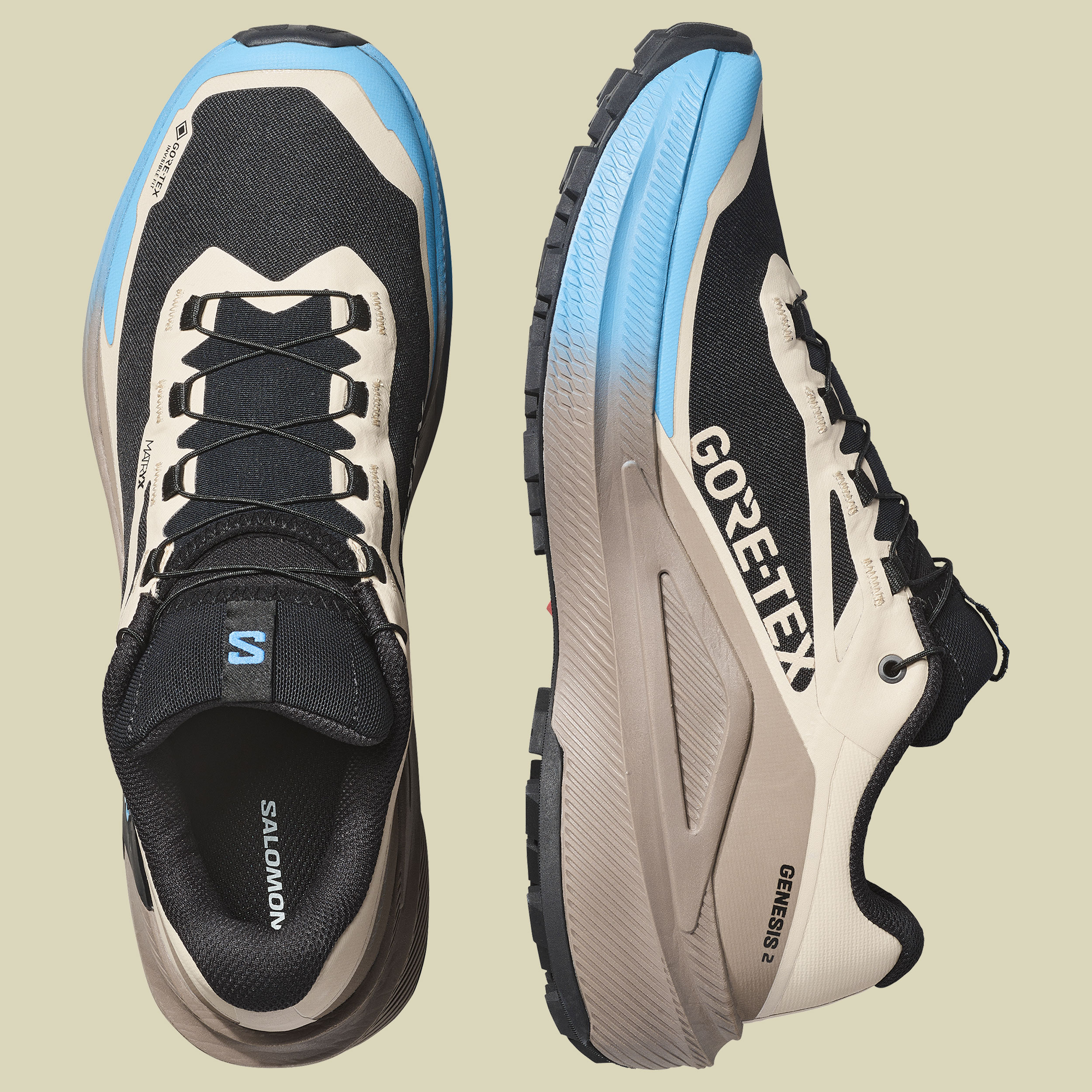 GENESIS 2 GTX Men UK 10,5 mehrfarbig - oxford/walnut/niagara