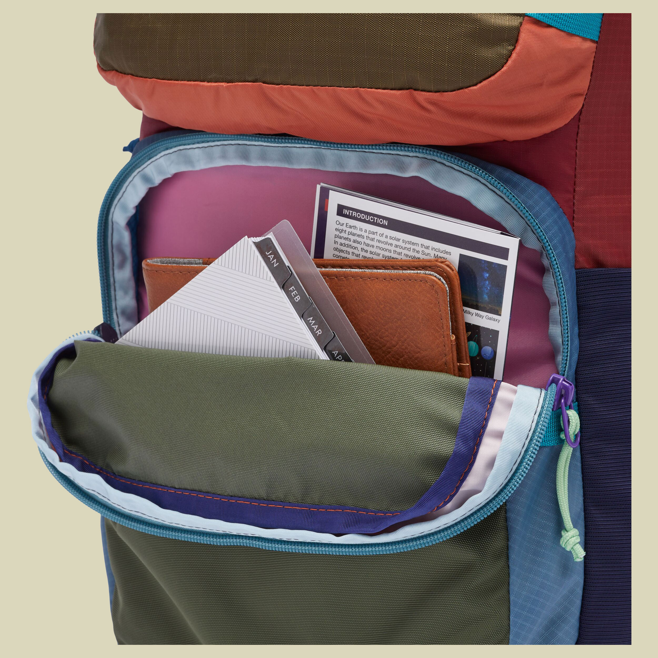 Tasra 16L Backpack 16 L mehrfarbig - Farbe del dia PT del dia