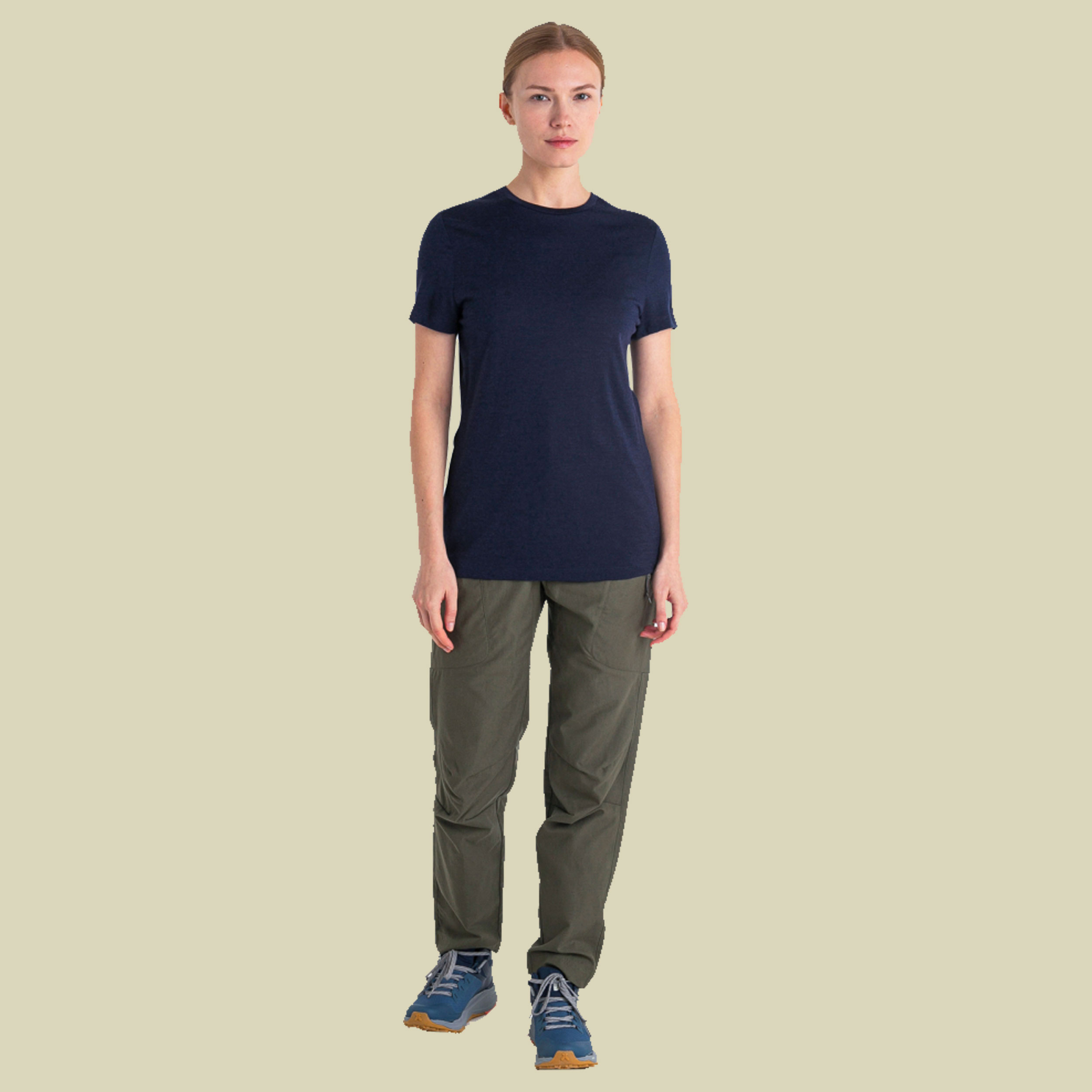 Merino 150 Tech Lite III SS Tee Women L blau2 - midnight navy