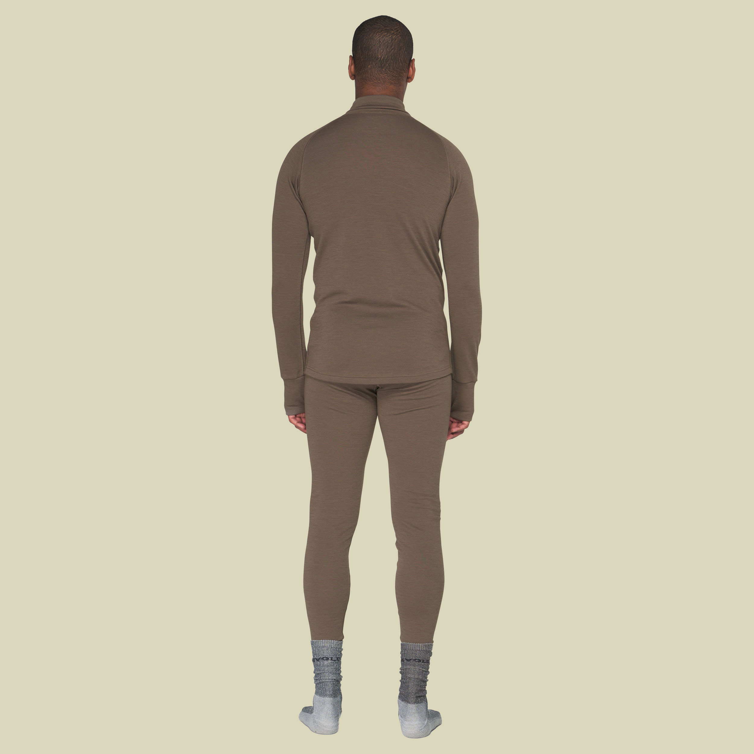 Expedition Merino 235 Zip Neck Man braun XXL - tarmac