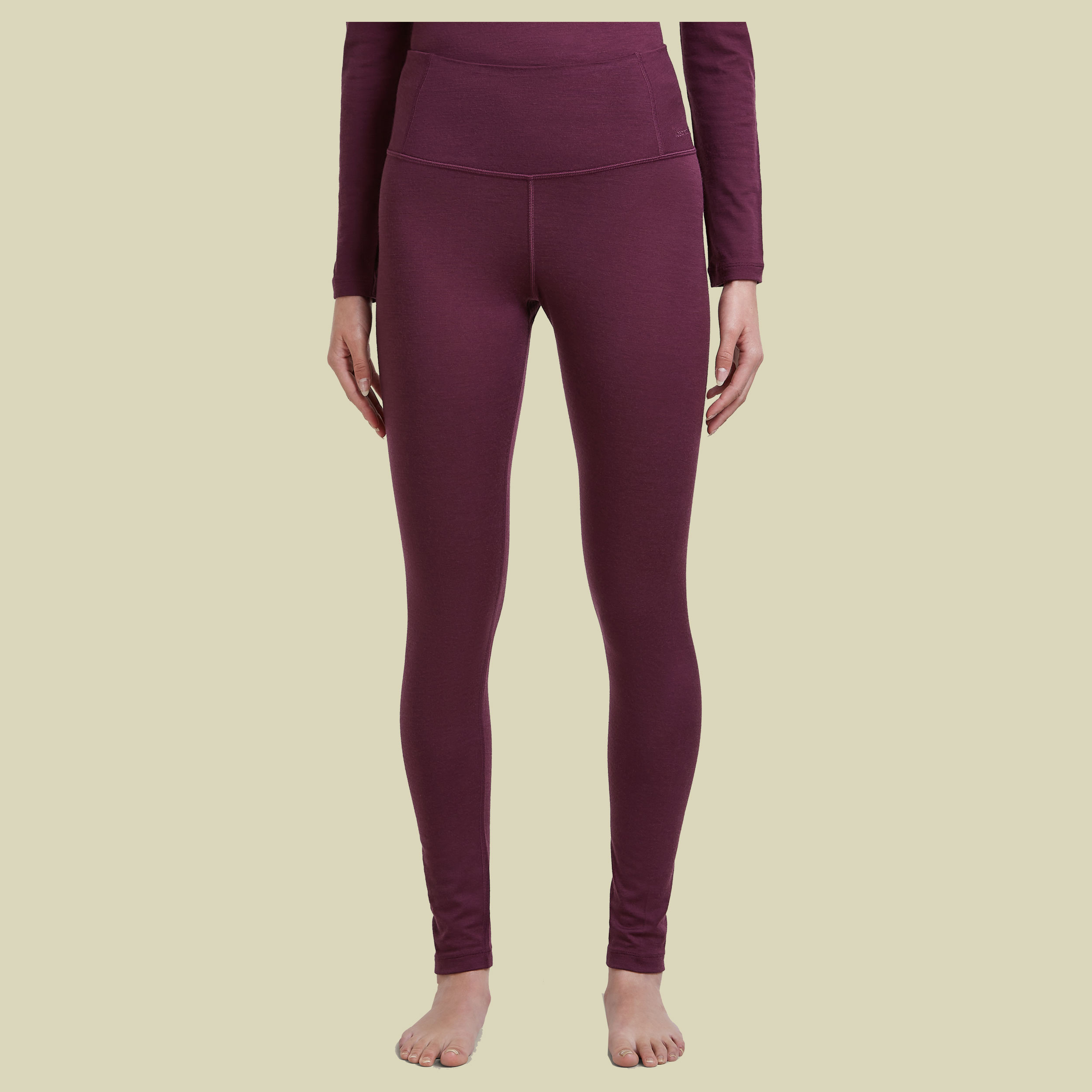 Merino 200 Oasis High Rise Leggings Women L lila - dark berry
