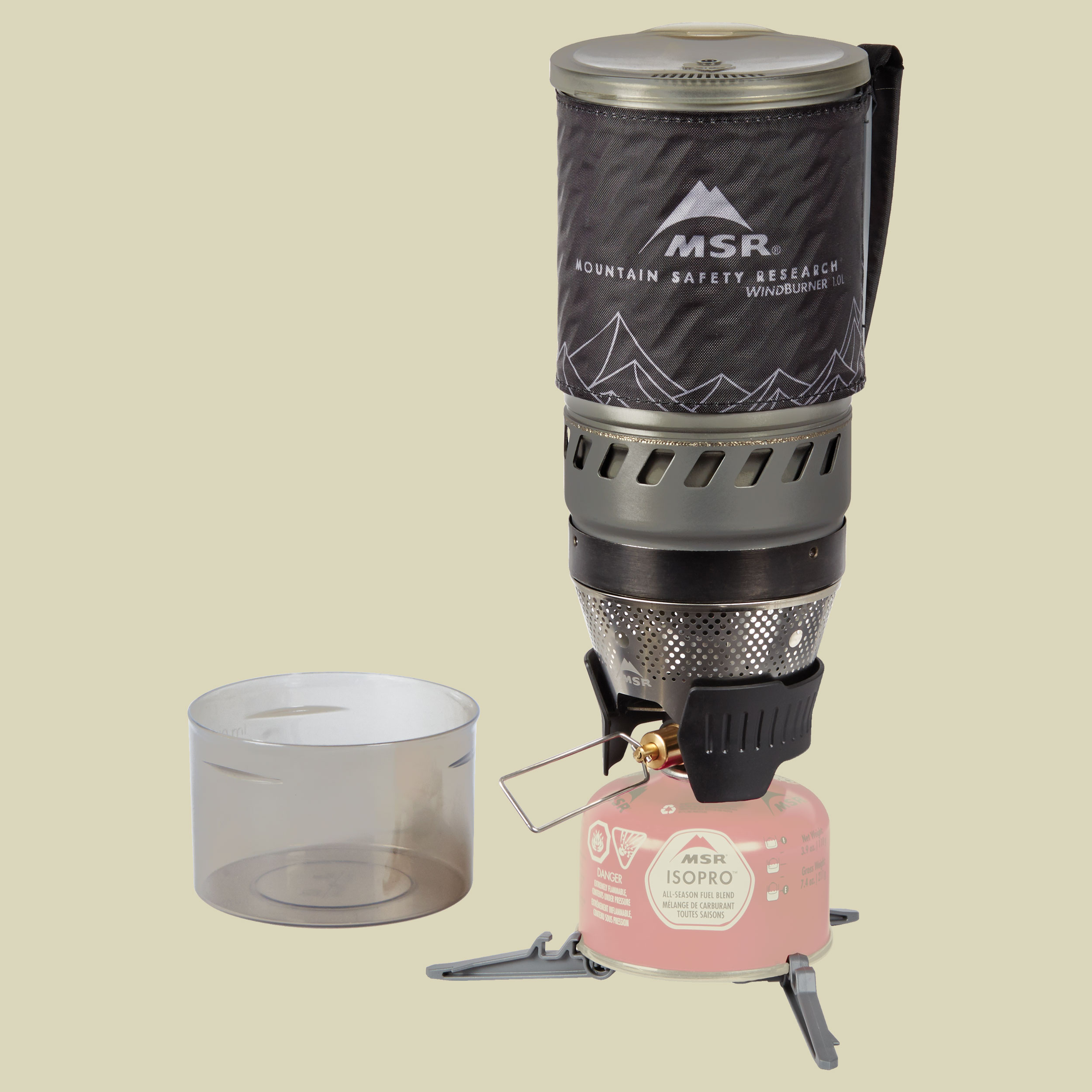 WindBurner 1.0L Personal Stove System schwarz - black