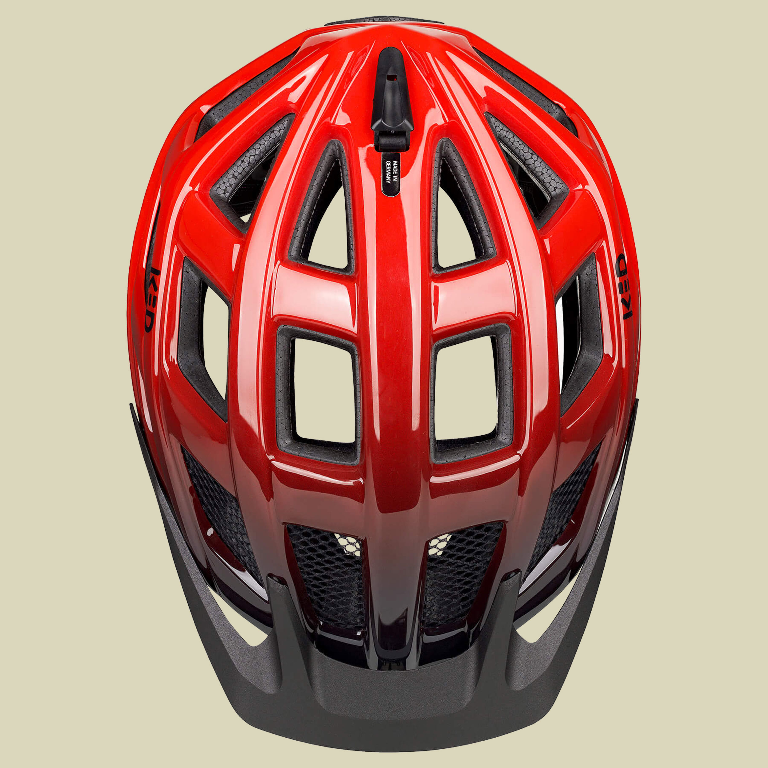 Crom rot M 52-58 cm - Farbe rot-black glossy