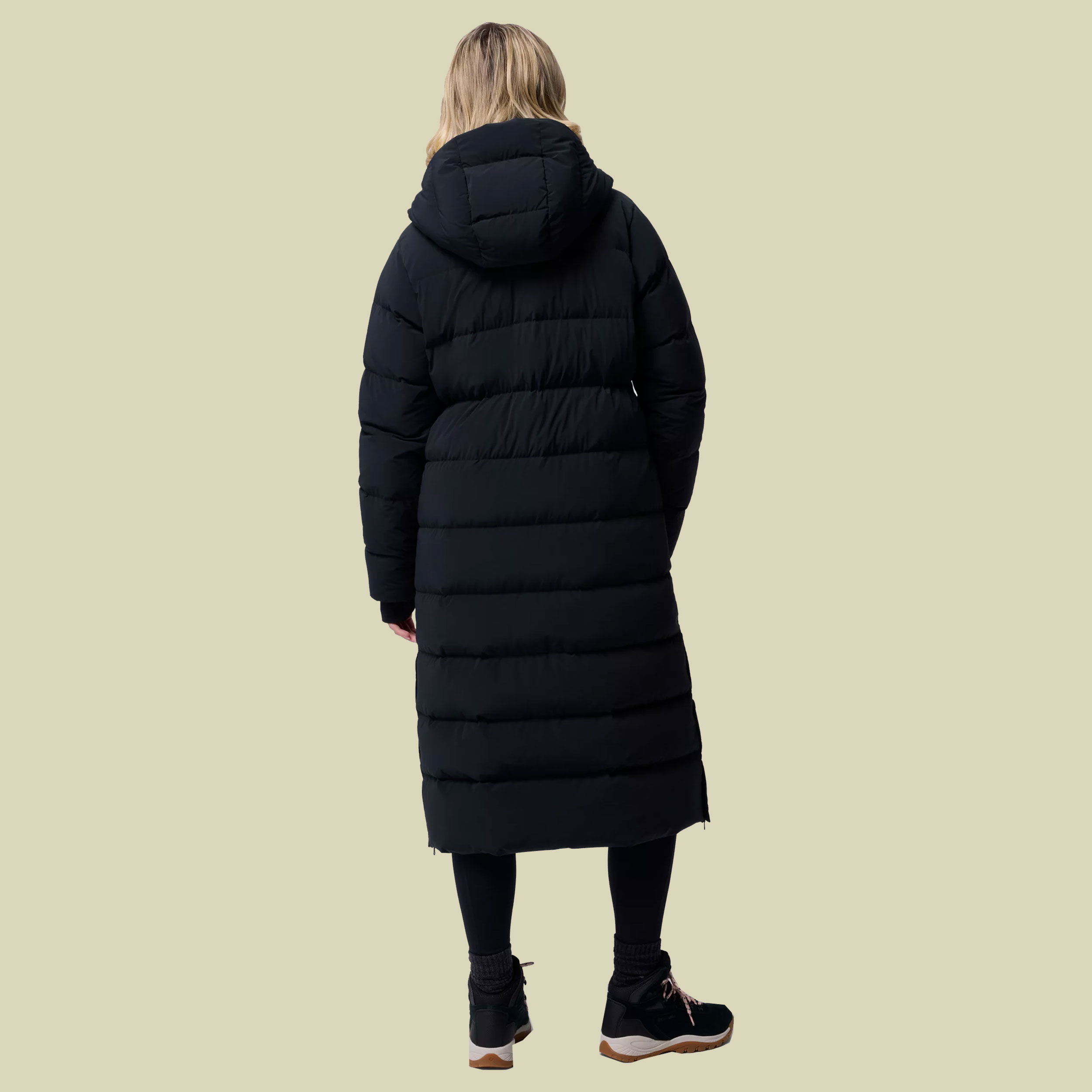 Amaze Puff Long Hooded Jacket Women L schwarz - Farbe black