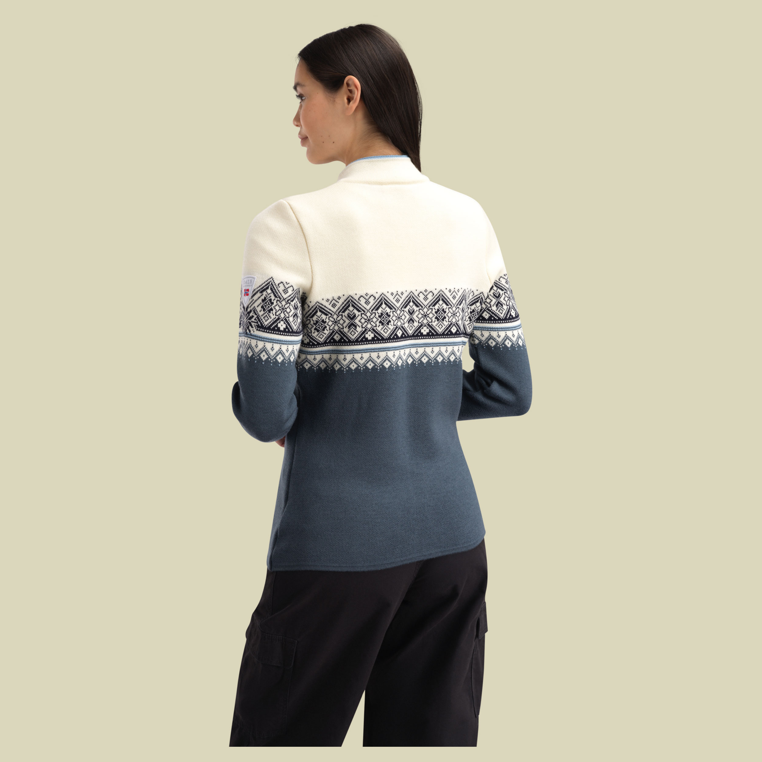 Mortiz Fem. Jacket Women L mehrfarbig1 - steel offwhite navy