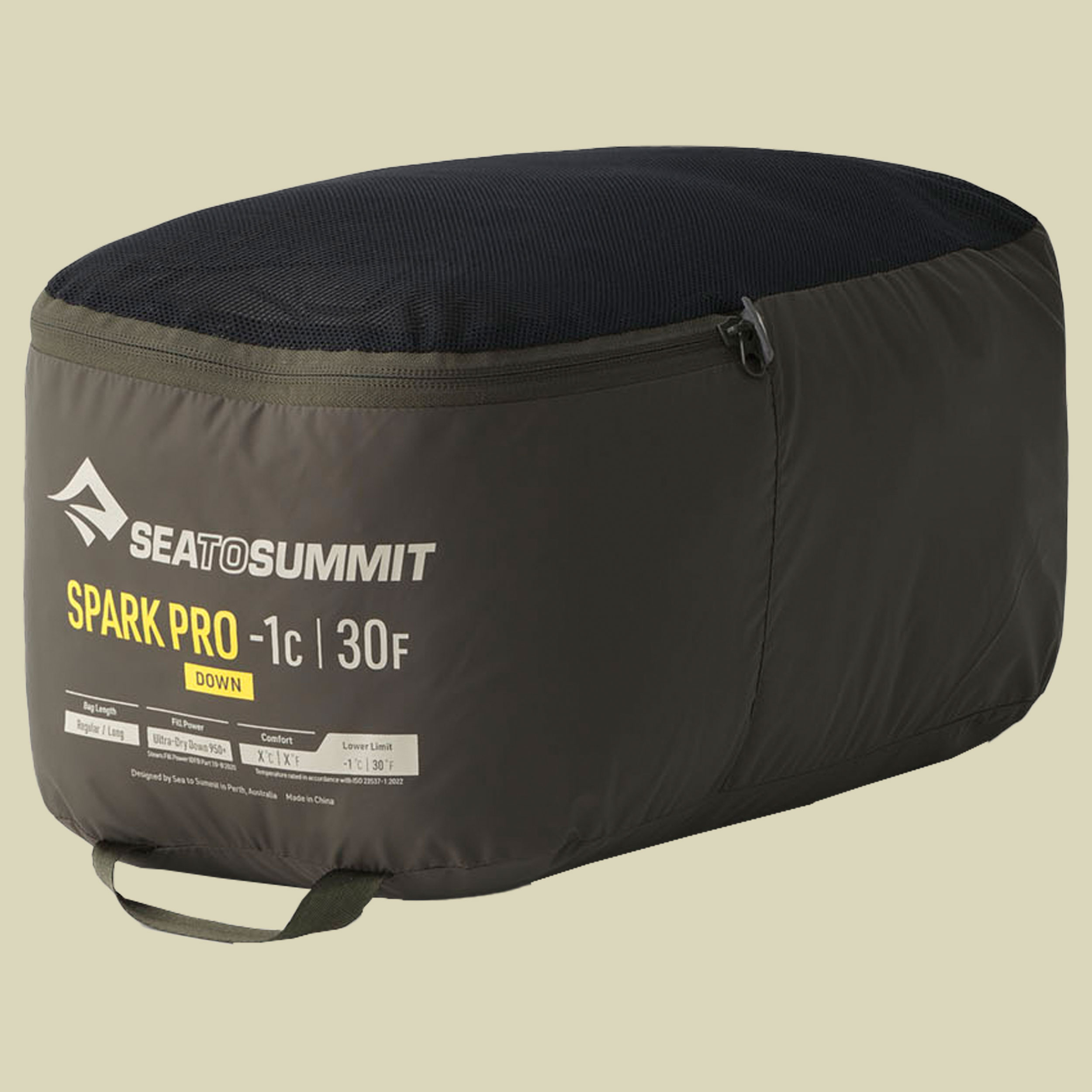 Spark -1C Down Sleeping Bag 185 cm schwarz - regular beluga black