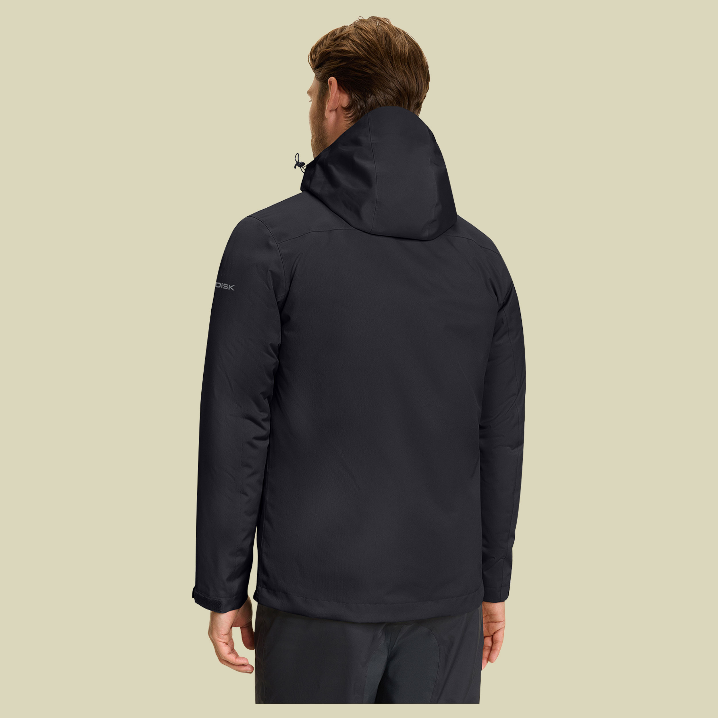 Nao Twin Down Jacket Men schwarz XL - cavier black