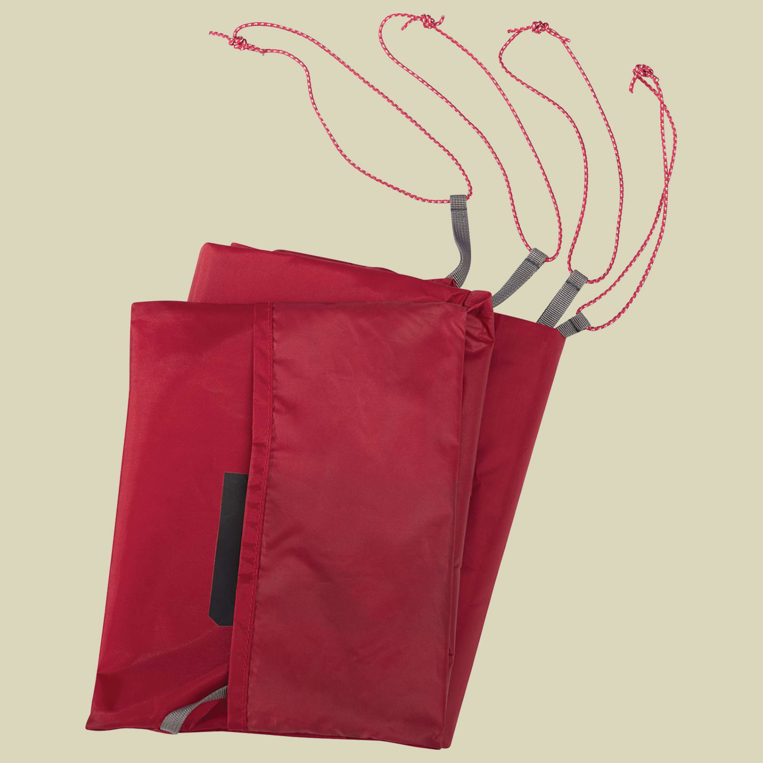 Footprint Universal 3 Personen Größe 208 x 160 cm Farbe red