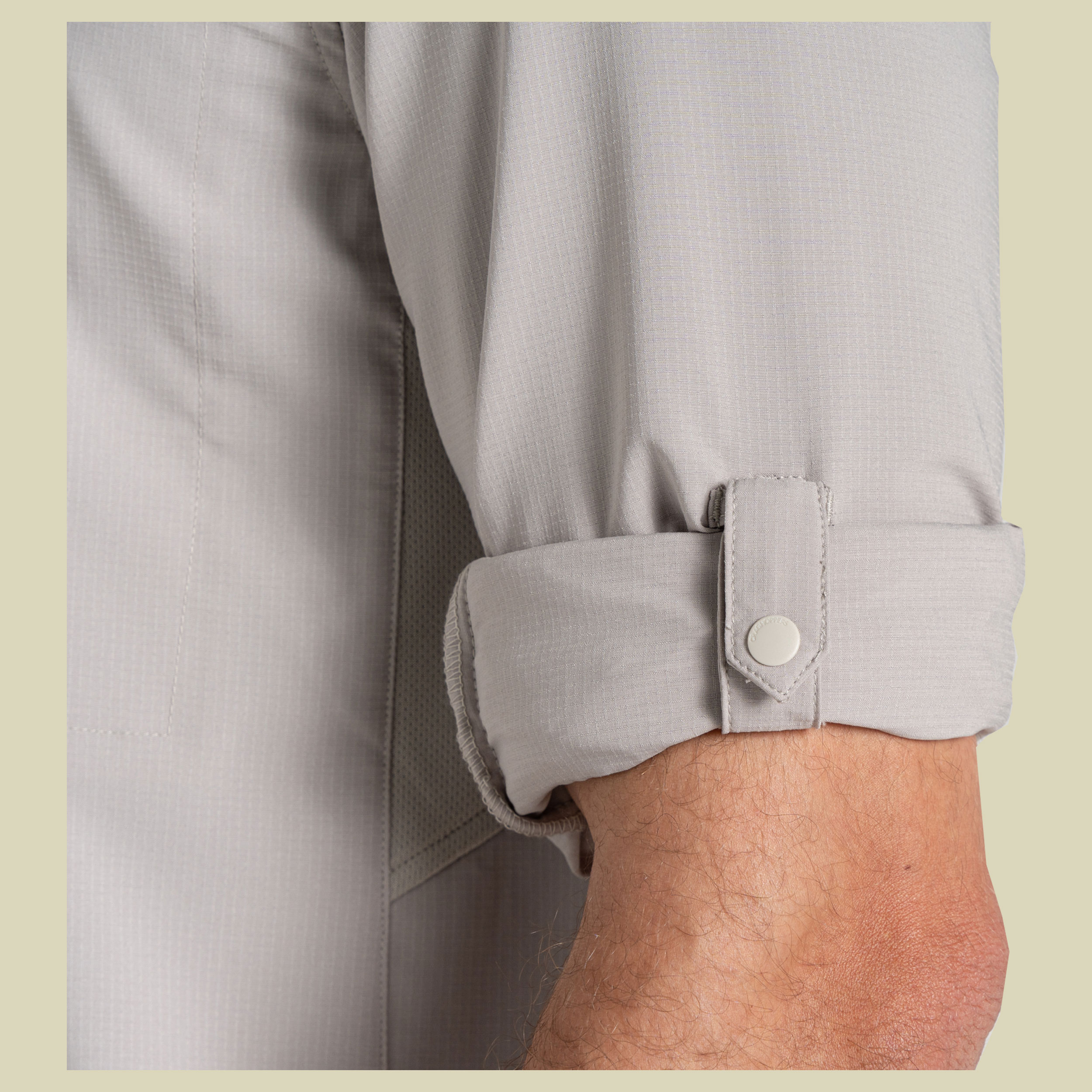 NosiLife Pro Long Sleeved Shirt V Men S beige - parchment