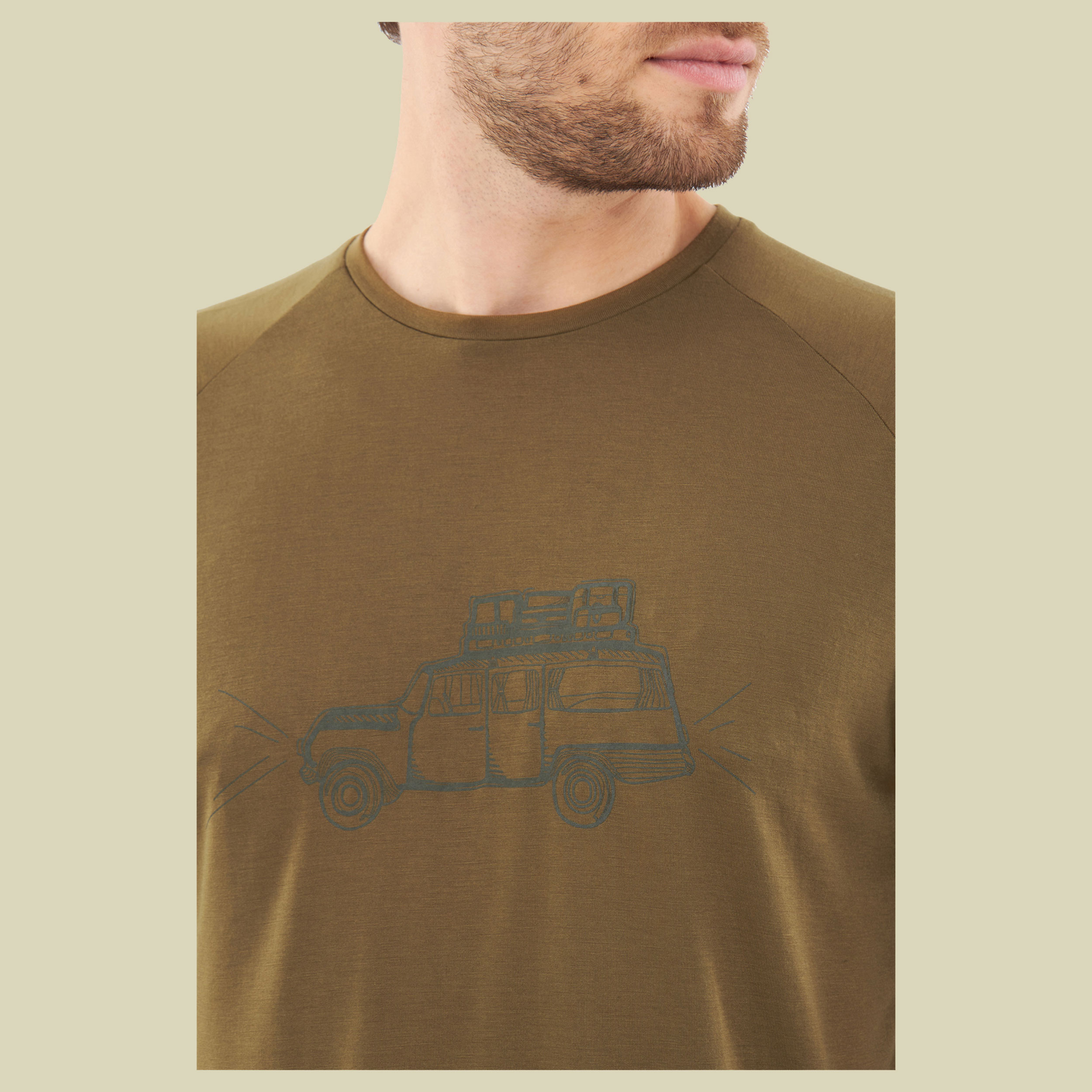 T-Shirt Likelo Bamboo Men XXL grün - olive