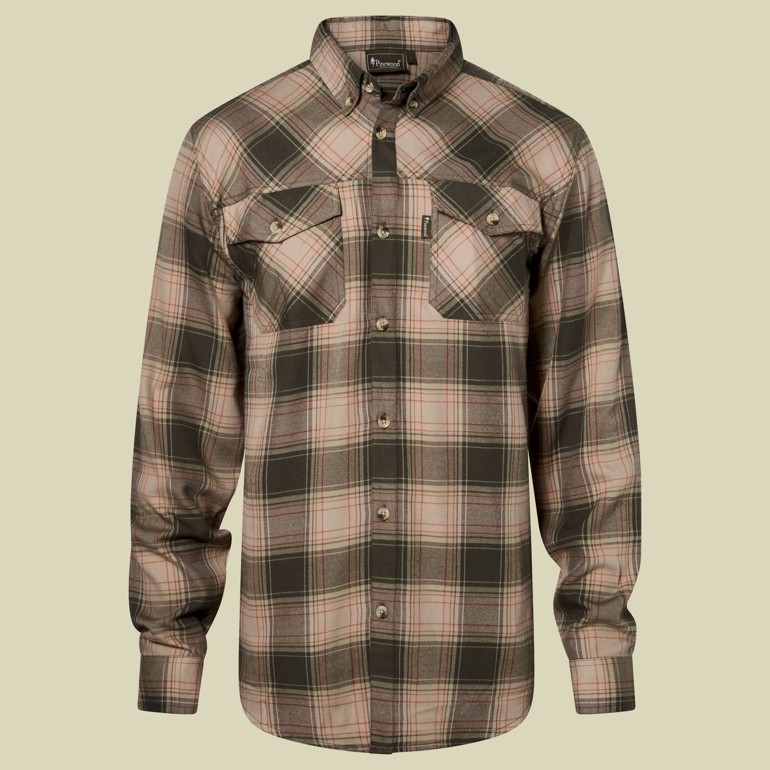 Finnveden Forest Flanell Shirt Men XXL grün - olive/d.green