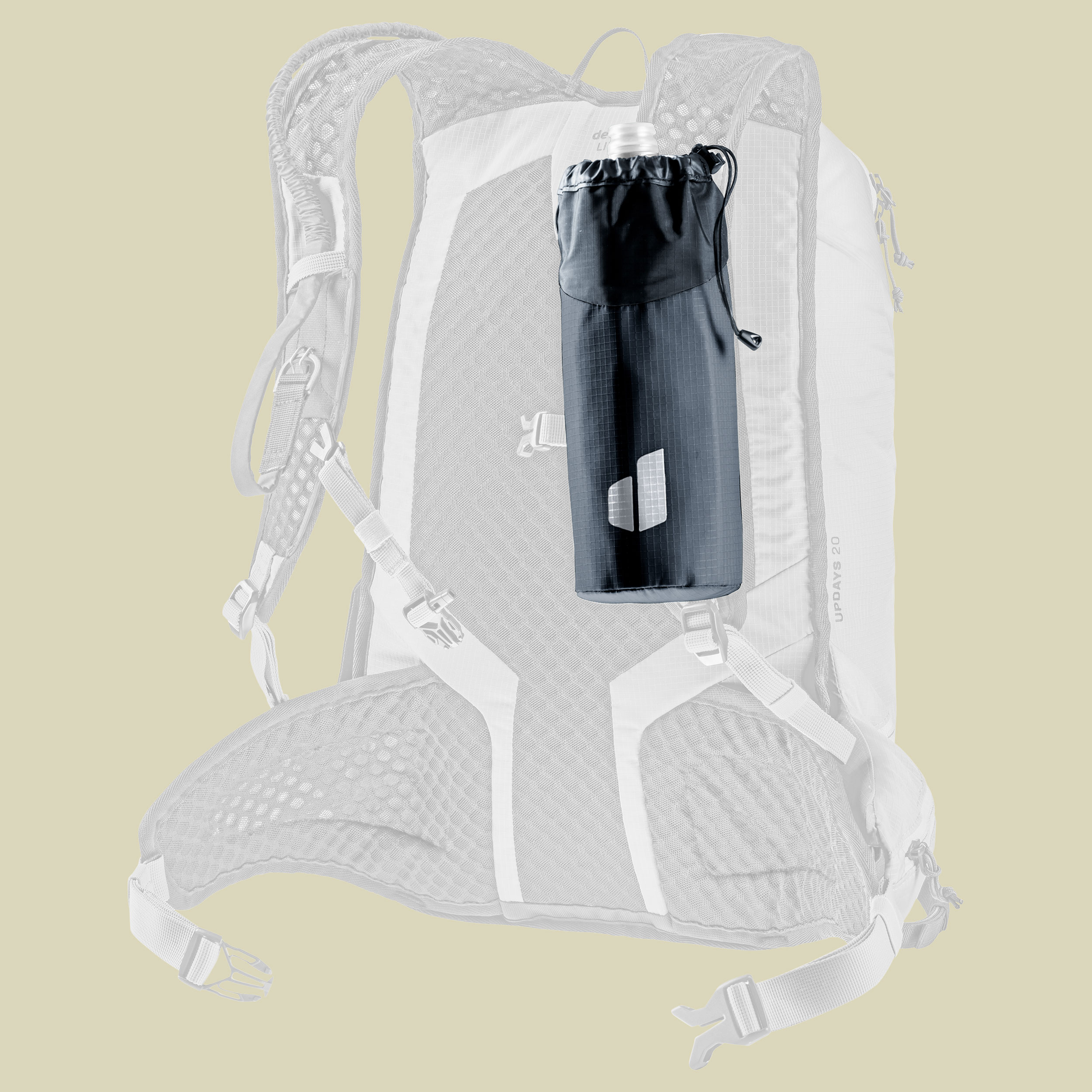 Insulated Bottle Holder Farbe black