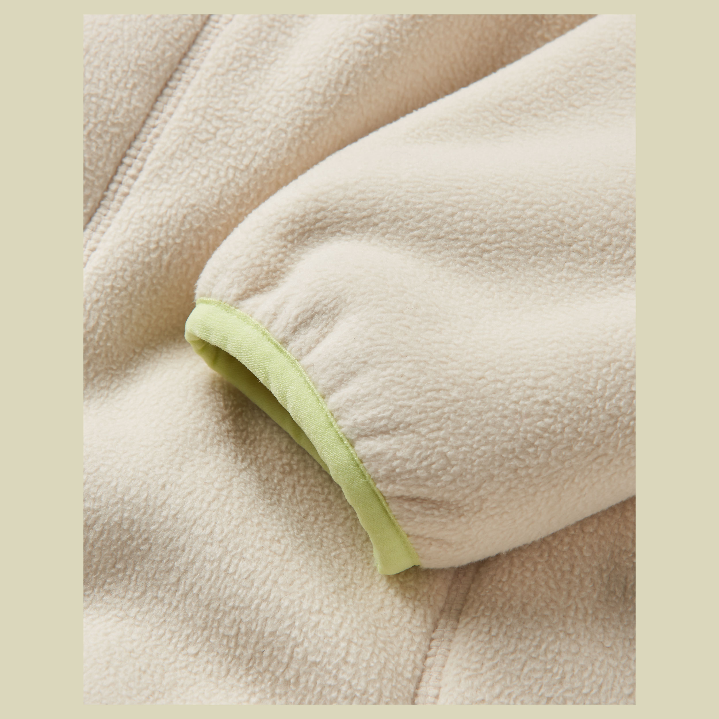 Folksy Recycled Sherpa Fleece Women XS beige - oat