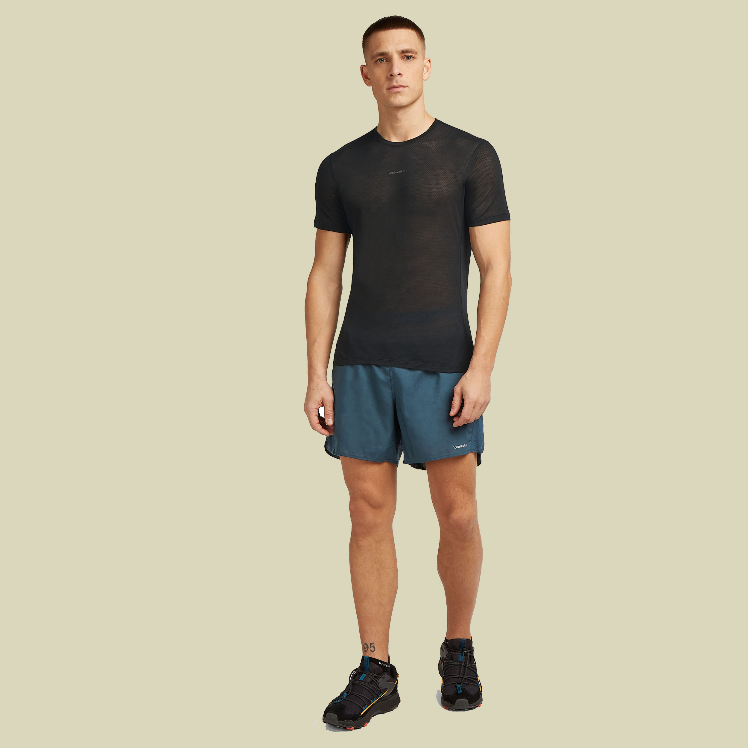 Merino 75 Cool-Lite™ Featherlight SS Crewe Men XXL schwarz - black