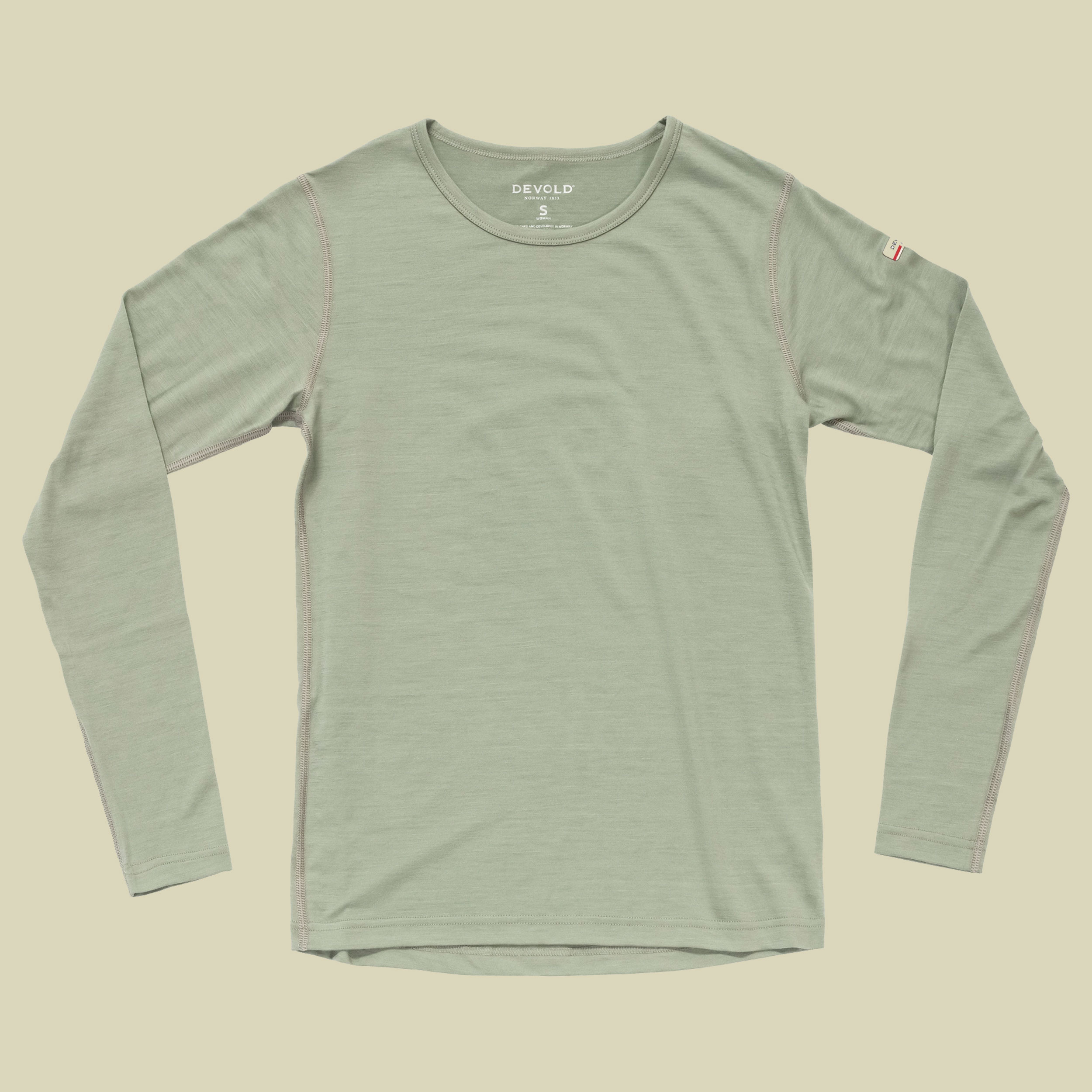 Breeze Plus Merino 200 Shirt Woman XL grau - fog