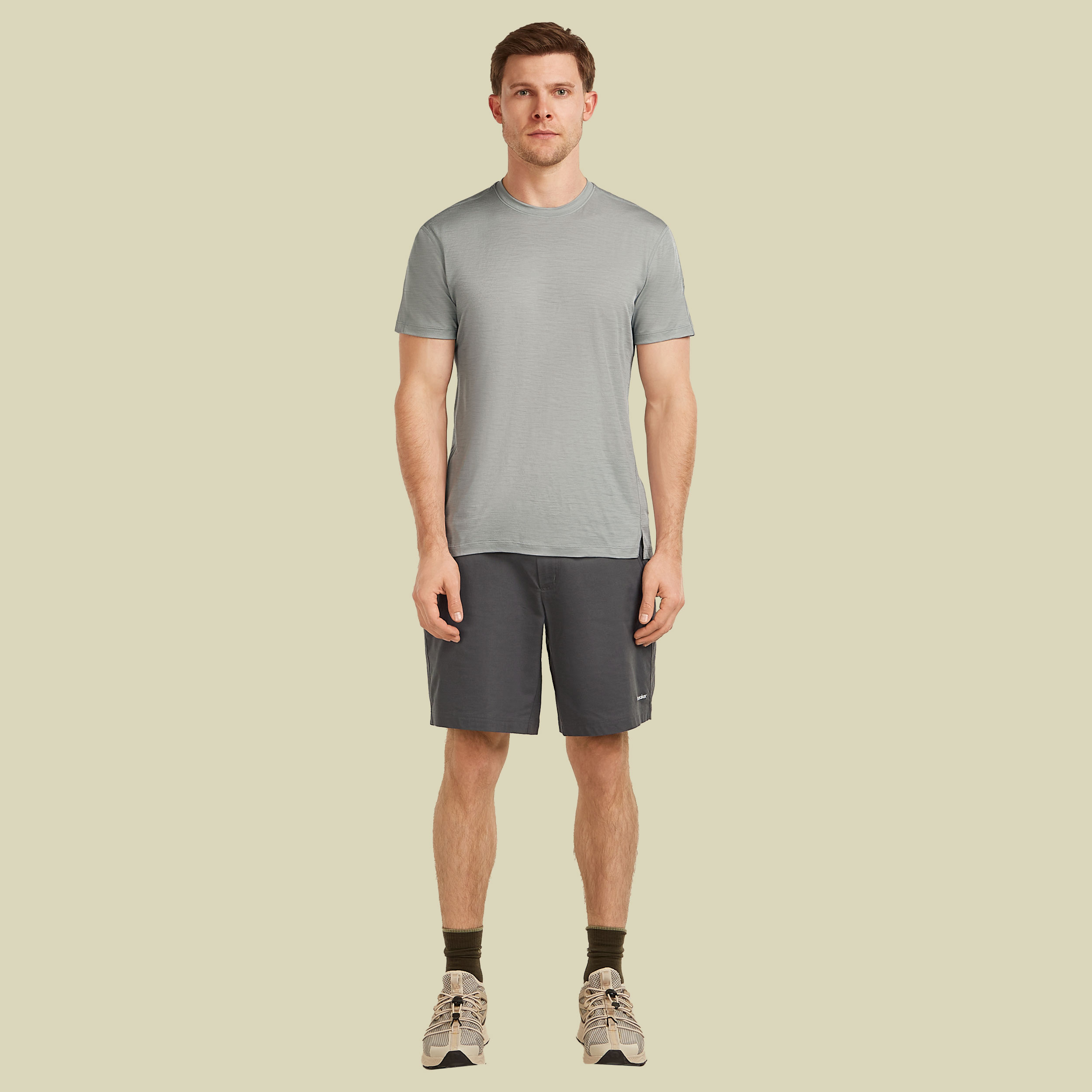 150 MerinoFine Ace SS Tee Men XL grau - proto grey