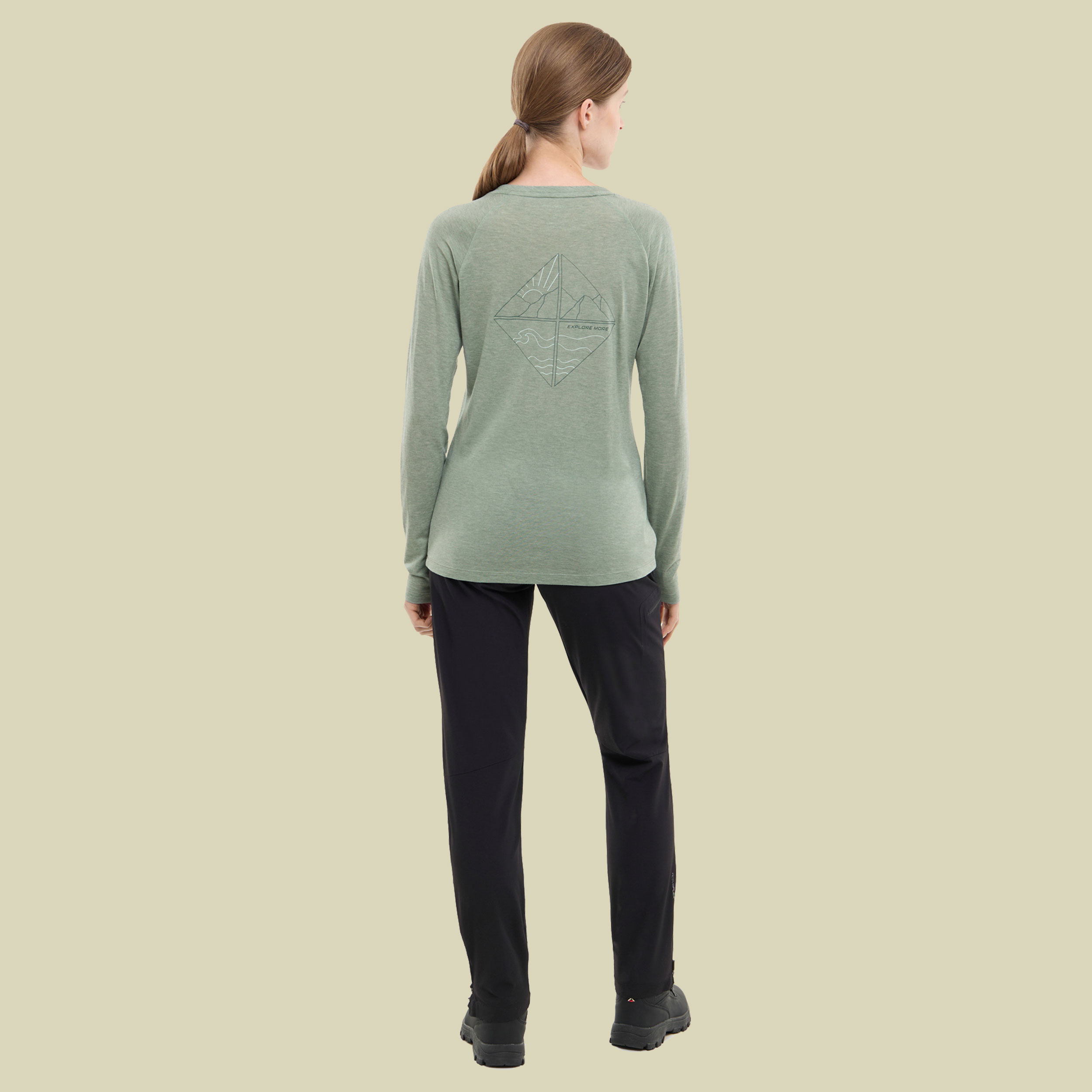 Longsleeve Andali Lady XS grün