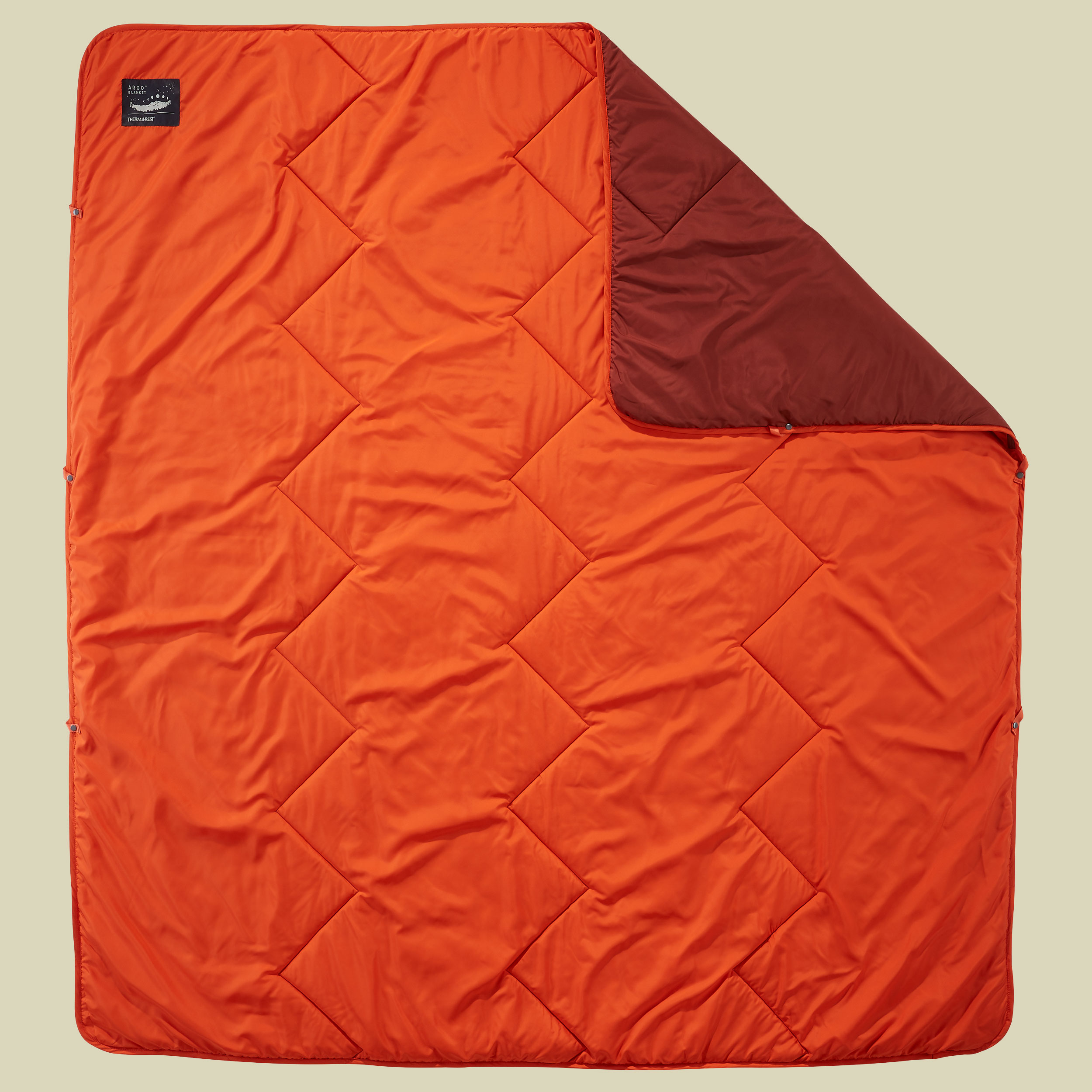 Argo Blanket 198 x 183 cm rot - solid red