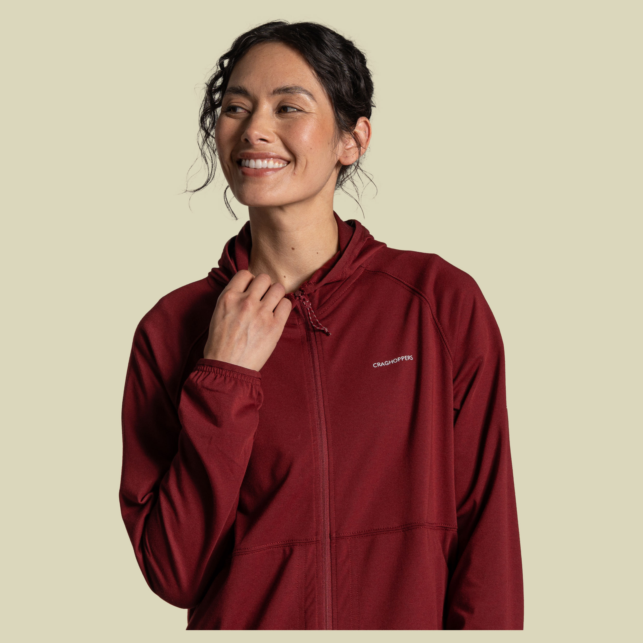 NosiLife Aya Hooded Jacket Women 16 (42) rot - riad red