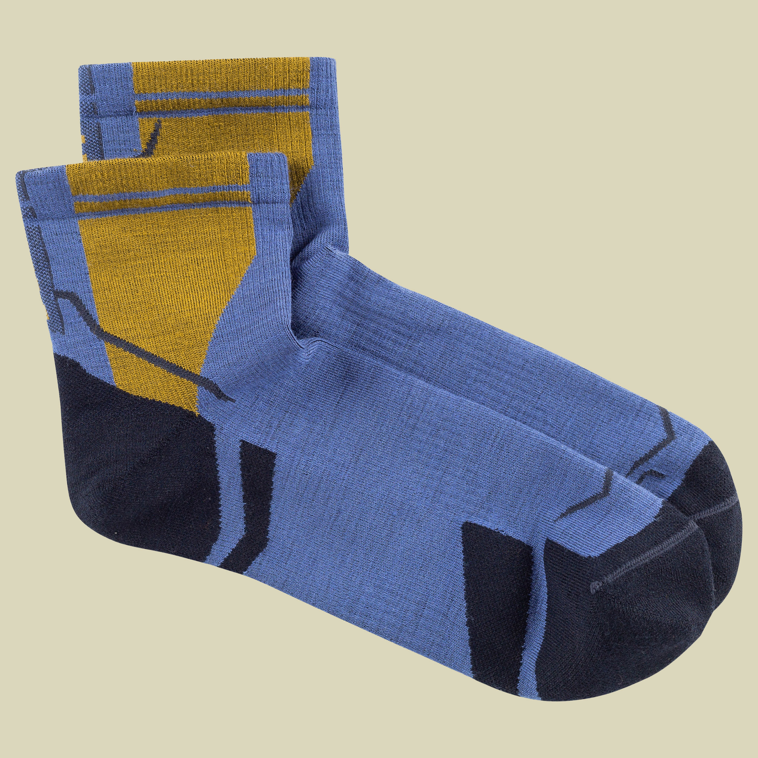 Merino Lighweight Quarter Socken XL (45-47) blau - LWQ4 blue