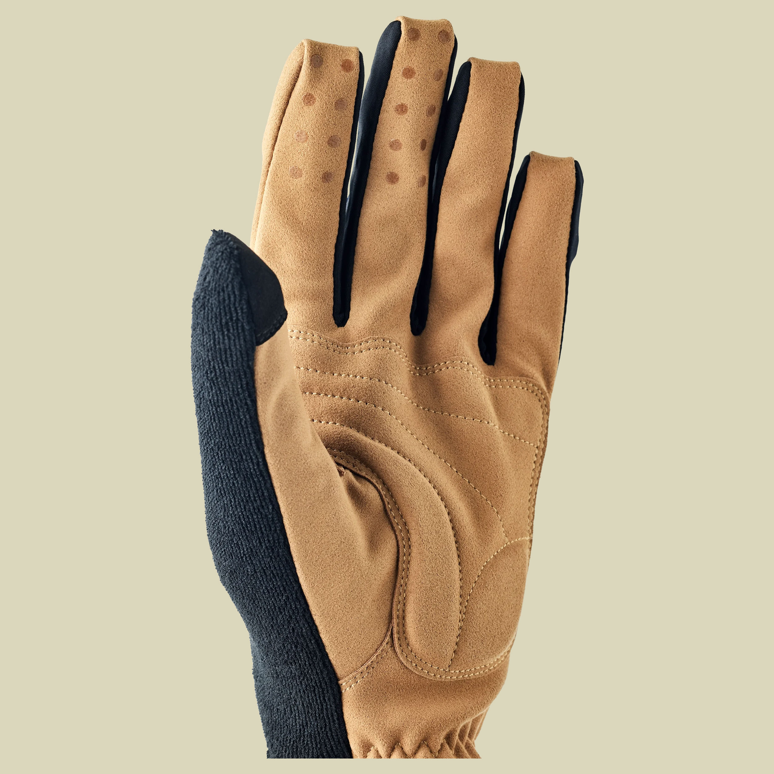 Spiro Long– 5 finger unisex 9 mehrfarbig - Farbe navy/tan