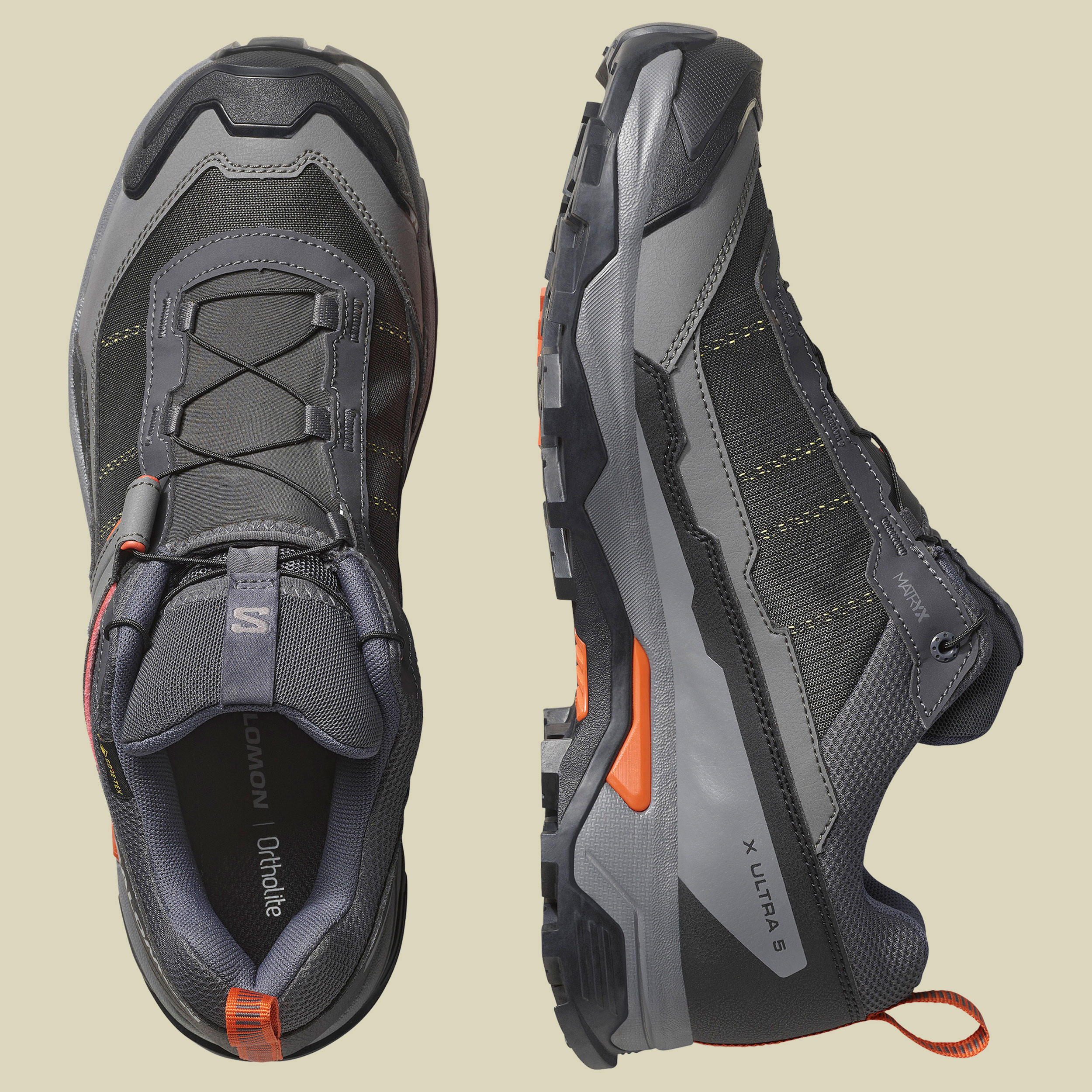 X Ultra 5 GTX Men UK 8 grün - Farbe asphalt/castlerock/burnt ochre