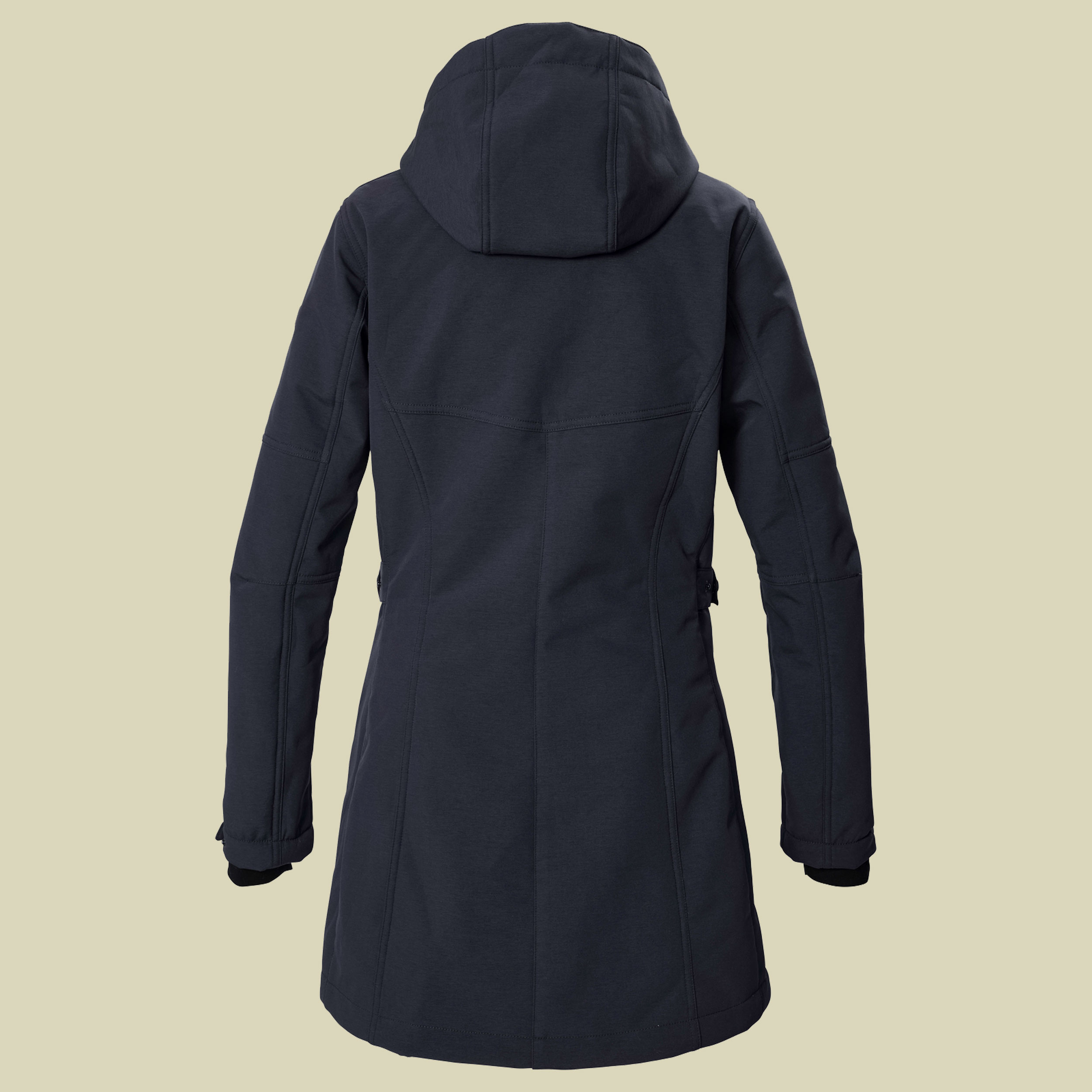 Softshellparka mit abzippbarer Kapuze 36 dunkelnavy