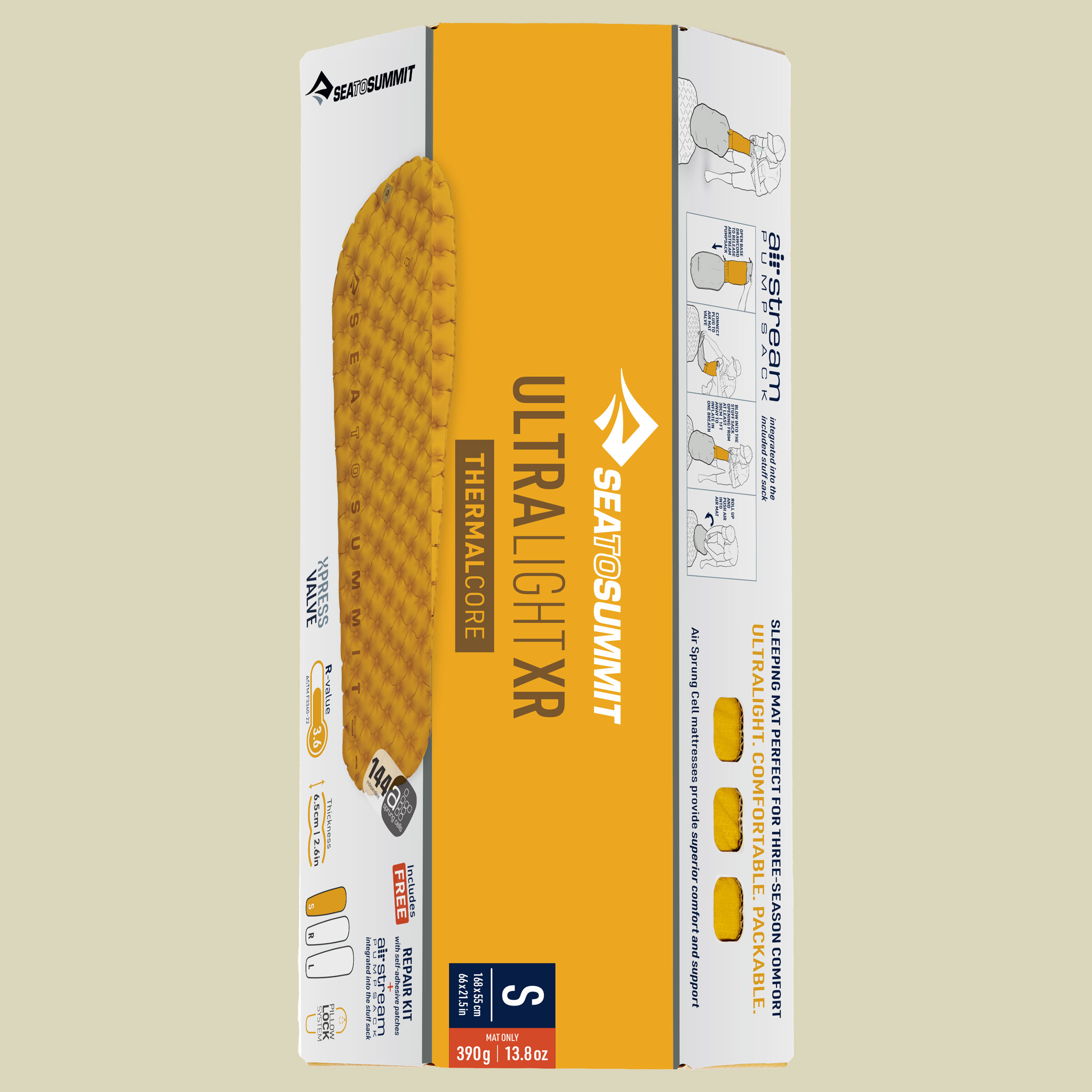 Ultralight XR Insulated Mat small gelb - Farbe arrowwood
