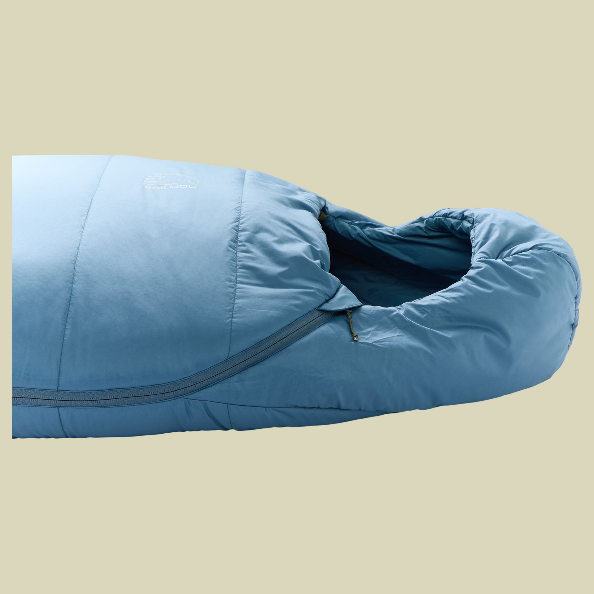 Bjarni +10° Mummy Sleeping Bag 205 cm (XL) links - aegan blue