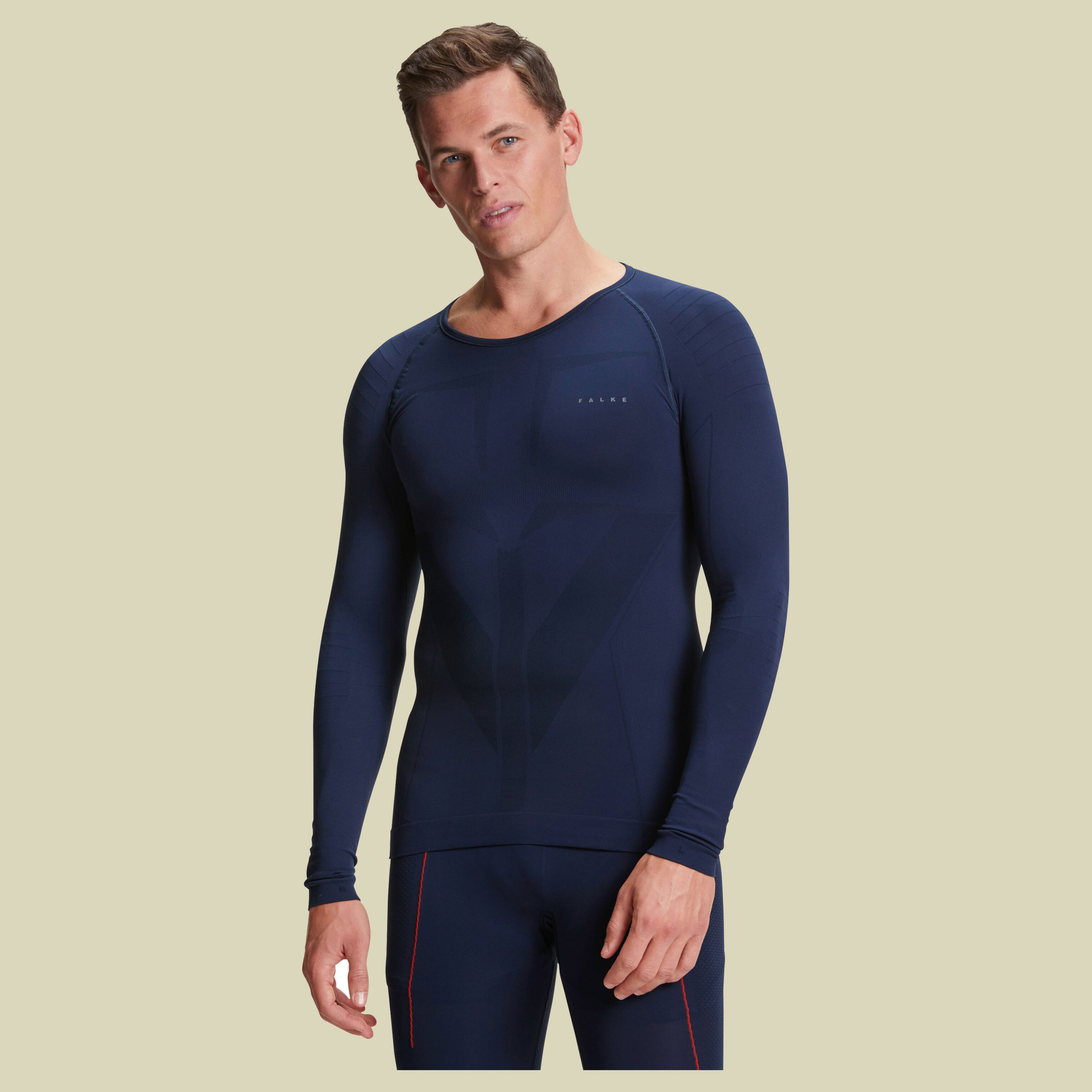 W Longsleeved Shirt Tight Fit Men Größe XL Farbe space blue