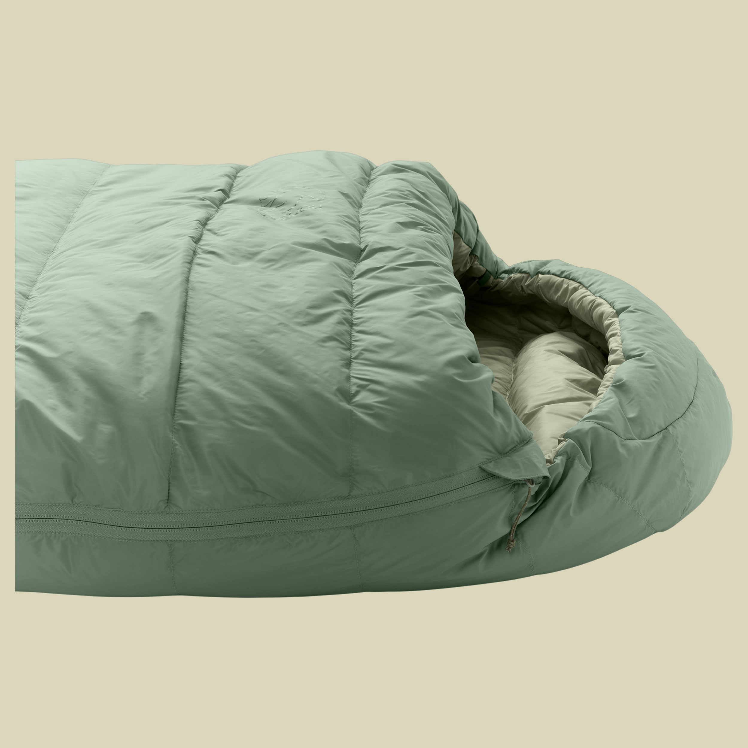 Ides +5°  Mummy Sleeping Bag 205 cm (XL) links - Farbe hedge green / reseda