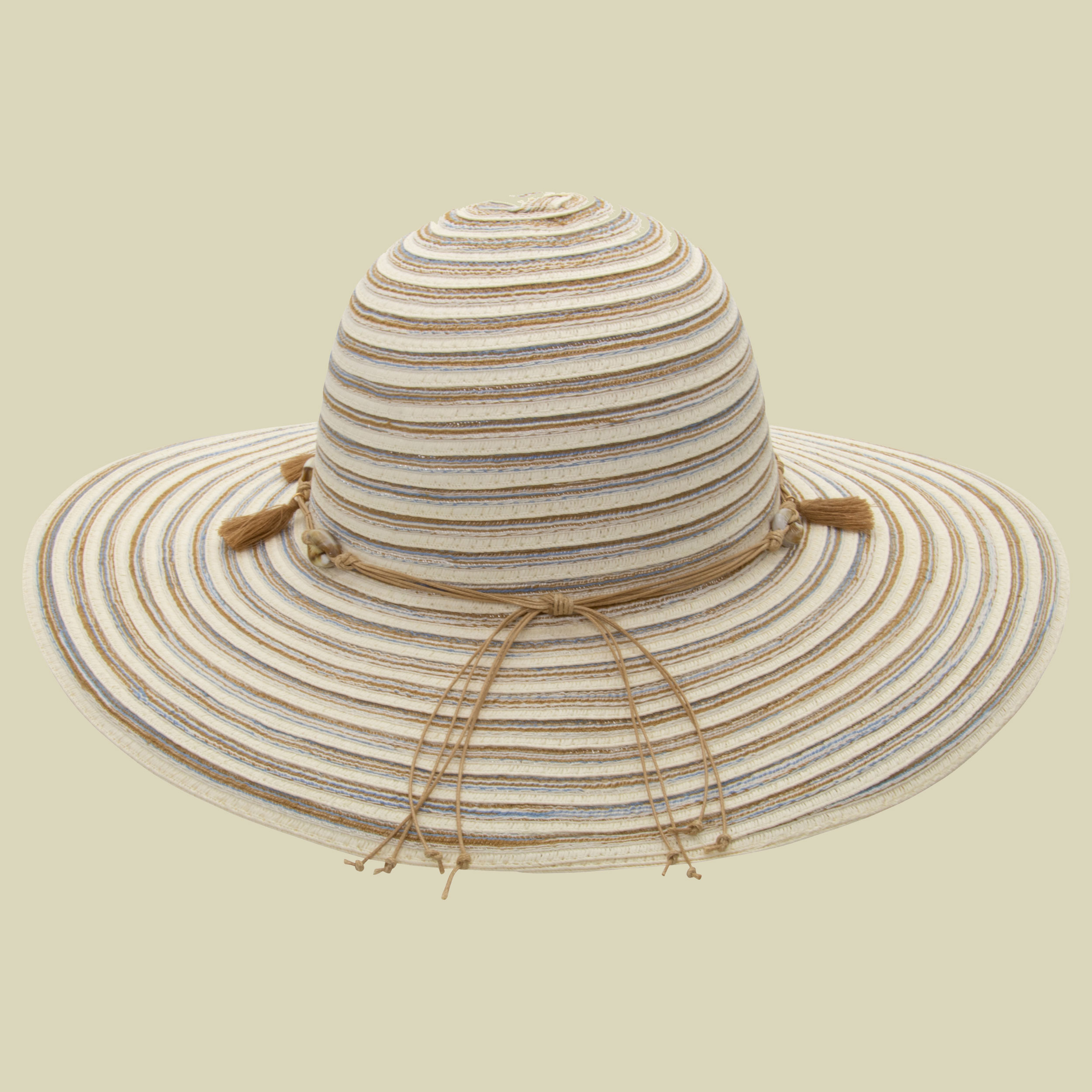 Santa Fe Hat S/M blau - beige/blue
