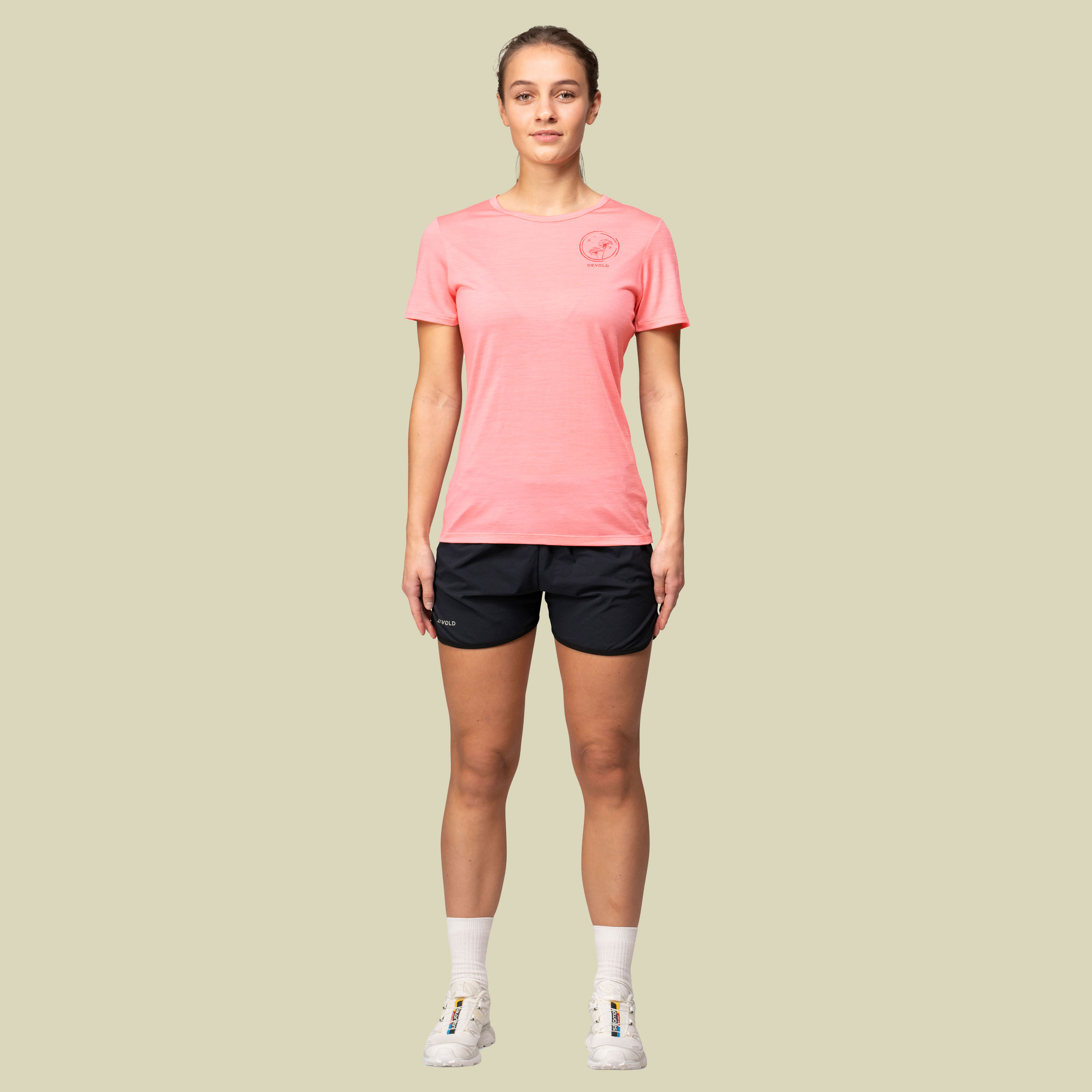 Active Spring Tee Woman XS rosa - apricot