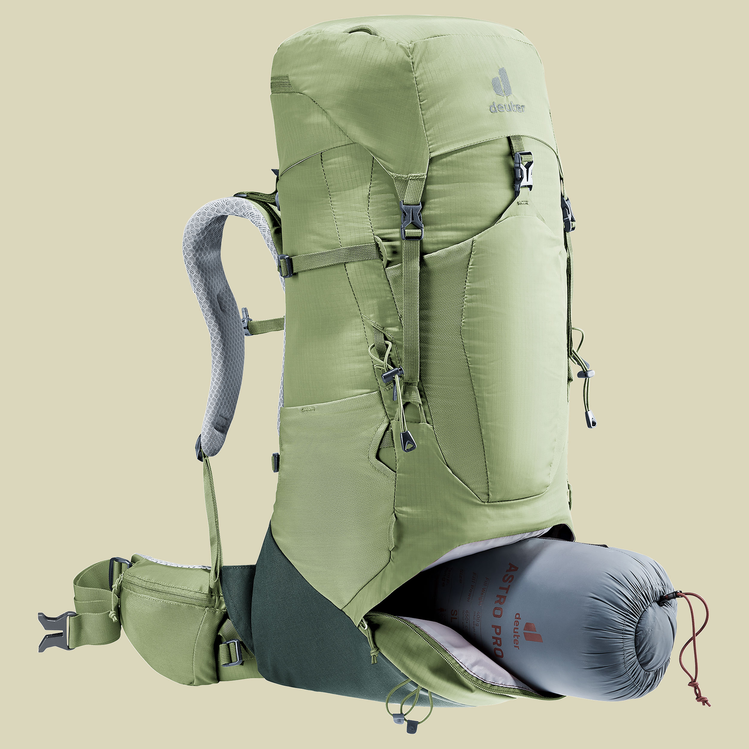 Aircontact Lite 35 + 10 SL Women grün 35 L + 10 L - Farbe grove-ivy