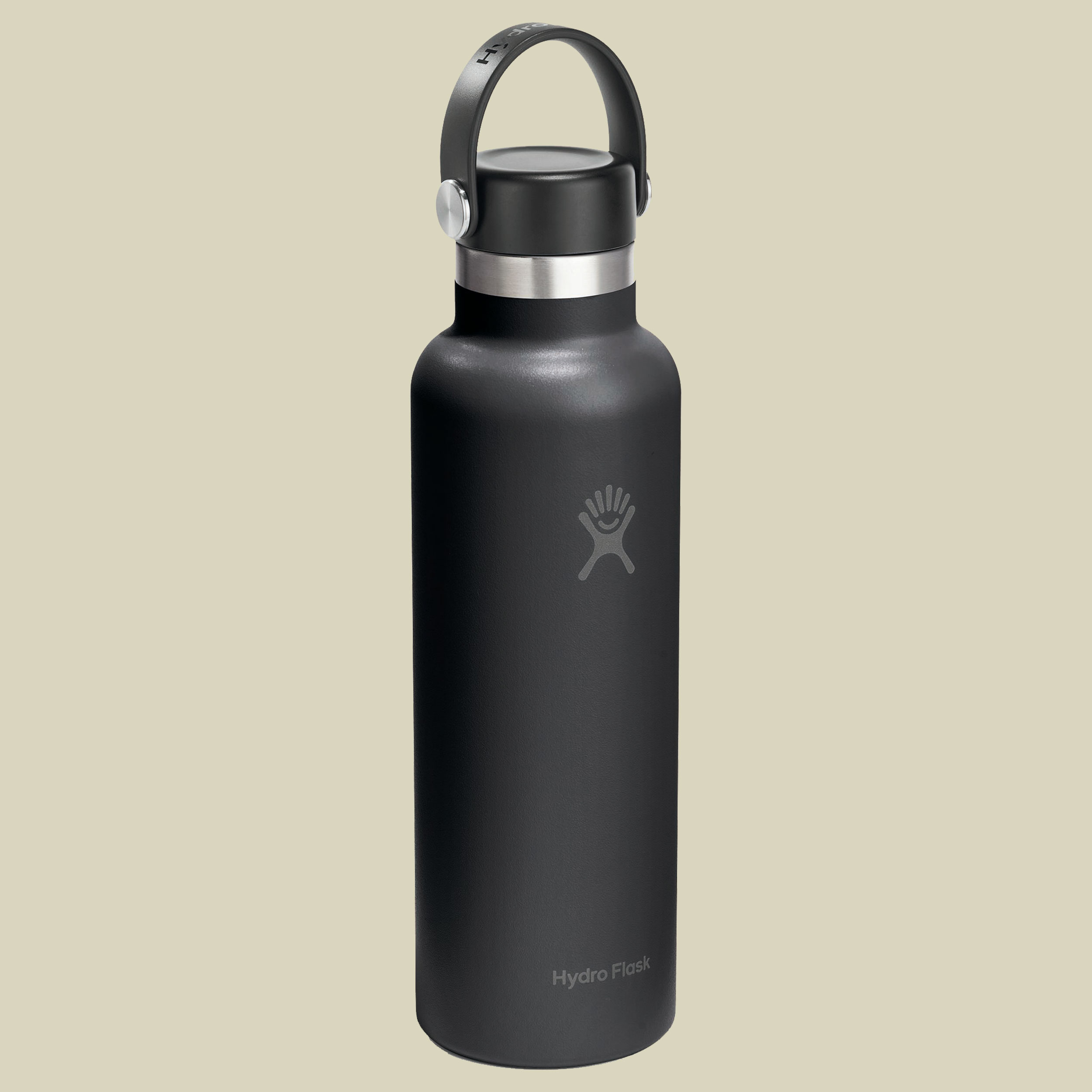 Hydro Flask 21 oz Standard Mouth Flex Cap schwarz 621 - black