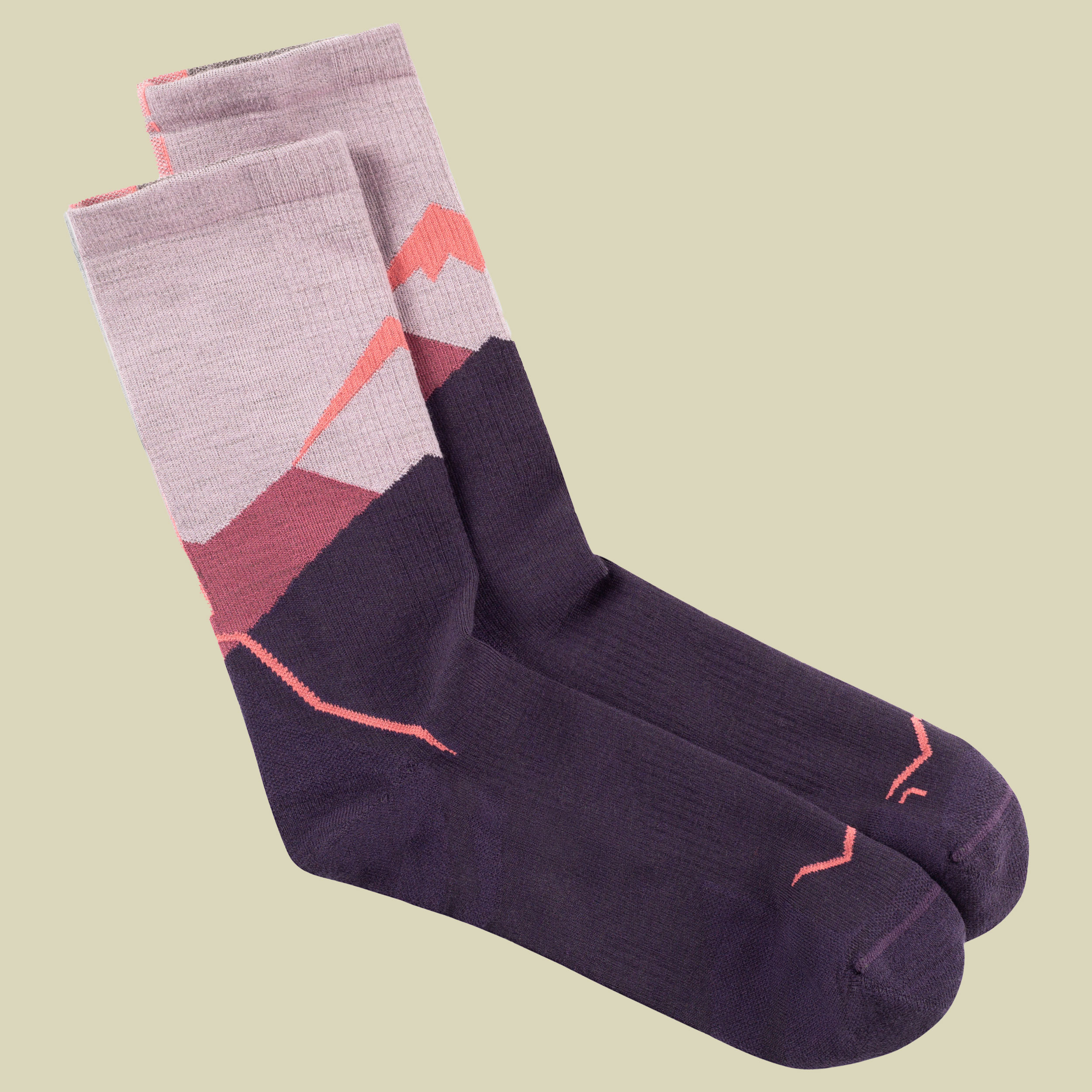 Merino Lightweigt Crew Socken XL (45-47) pink - LWC1 pink