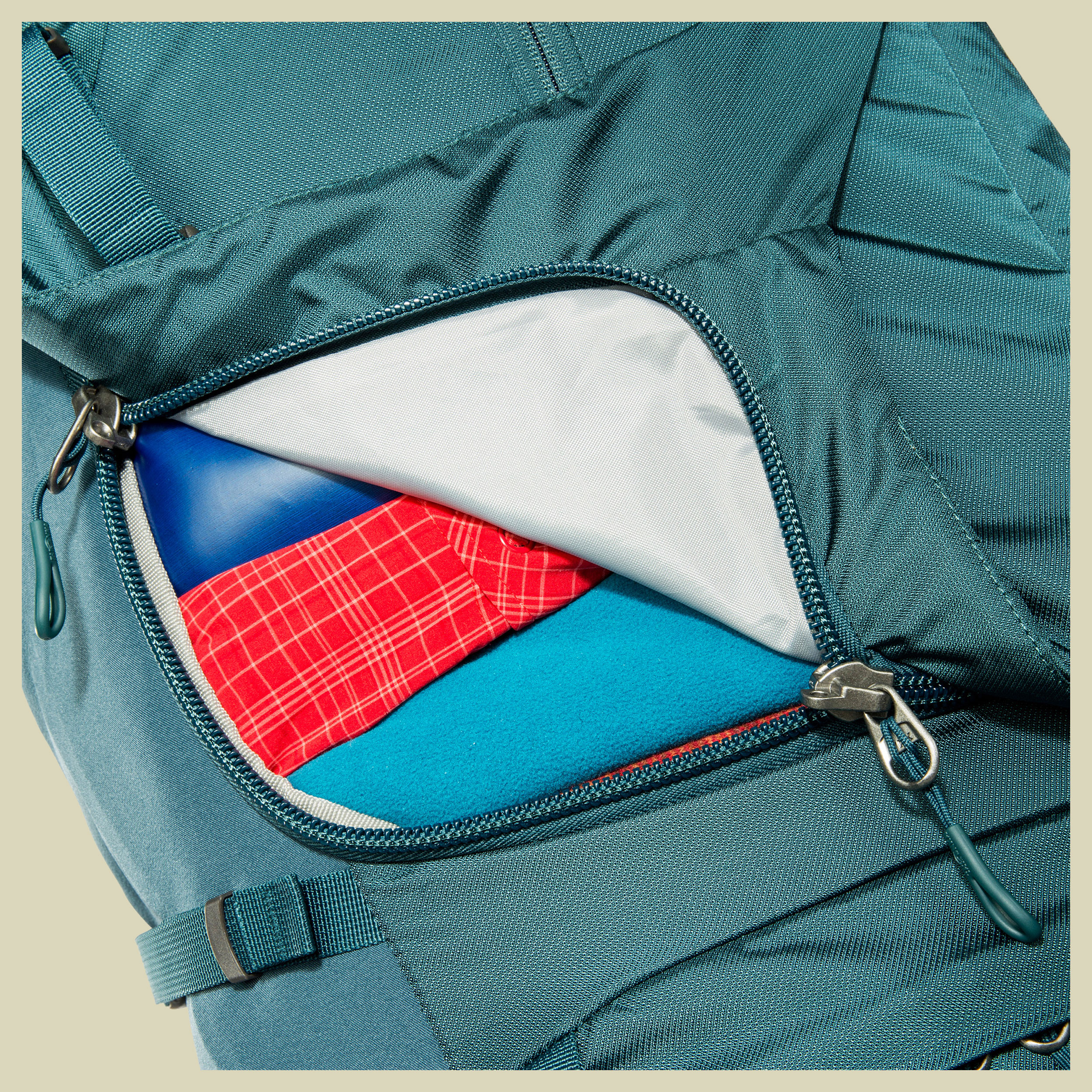 Yukon X1 75+10 grün 75 L + 10 L - Farbe teal green