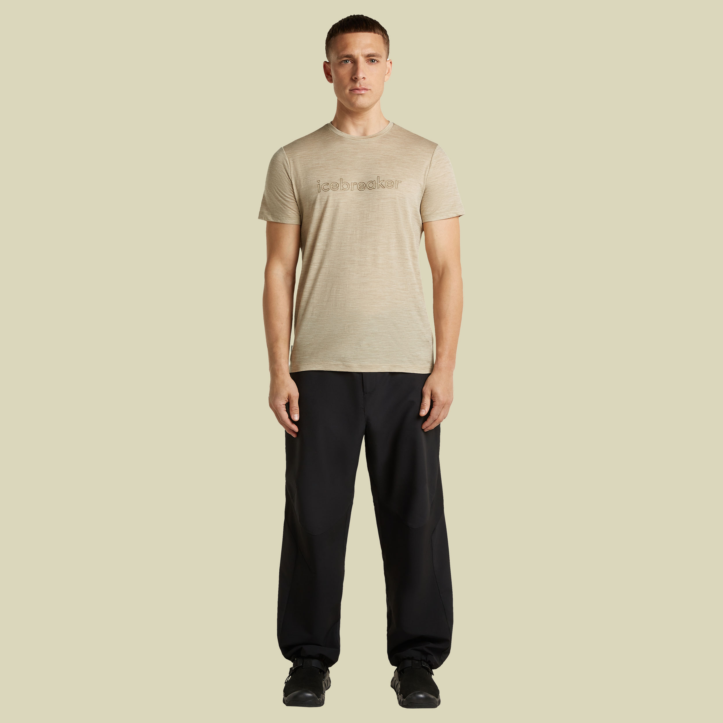 Merino 150 Tech Lite SS Tee IB Stitchline Men XL beige - bay heather