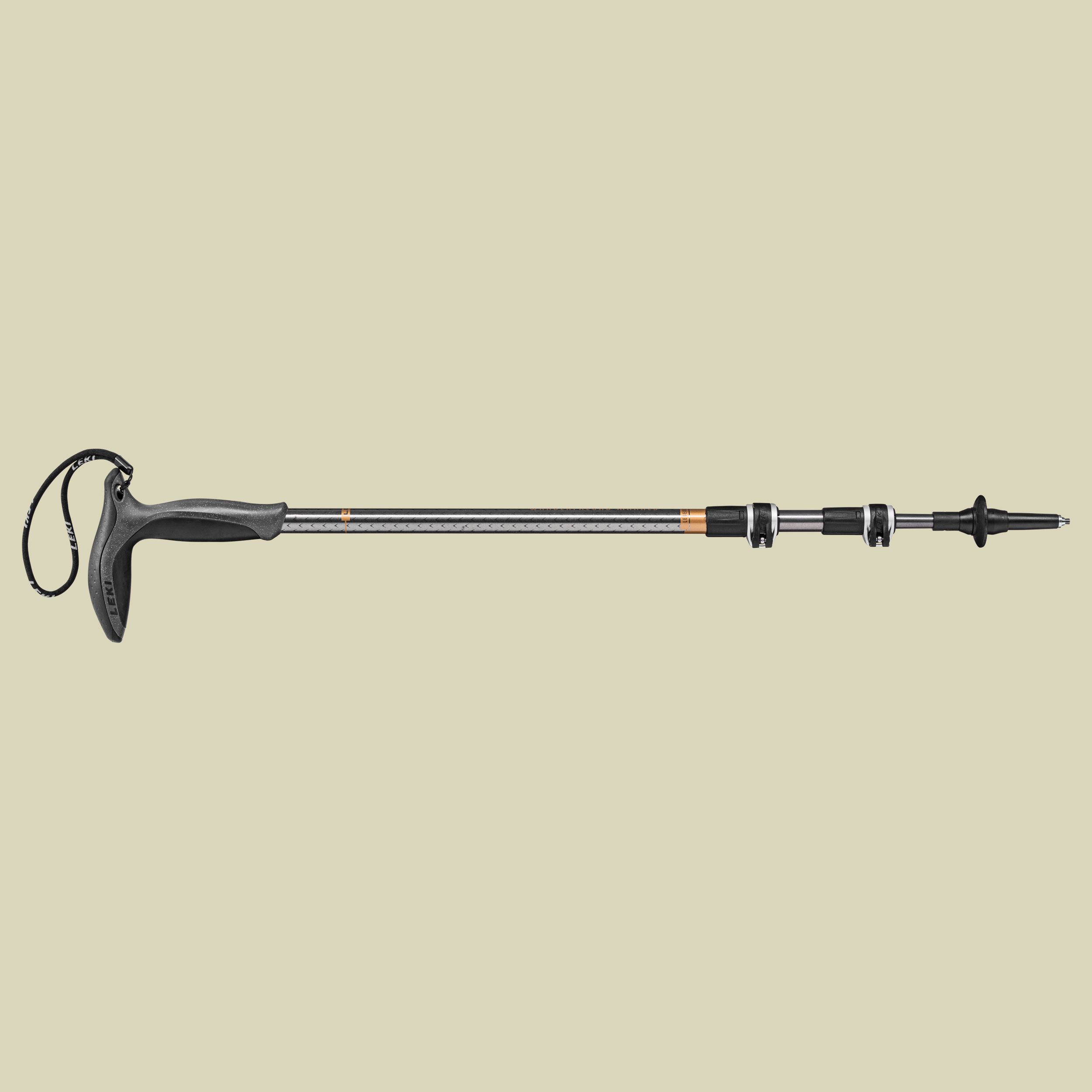Wanderfreund Makalu Länge 90-120 cm Farbe gunmetal - dark anthracite - copper