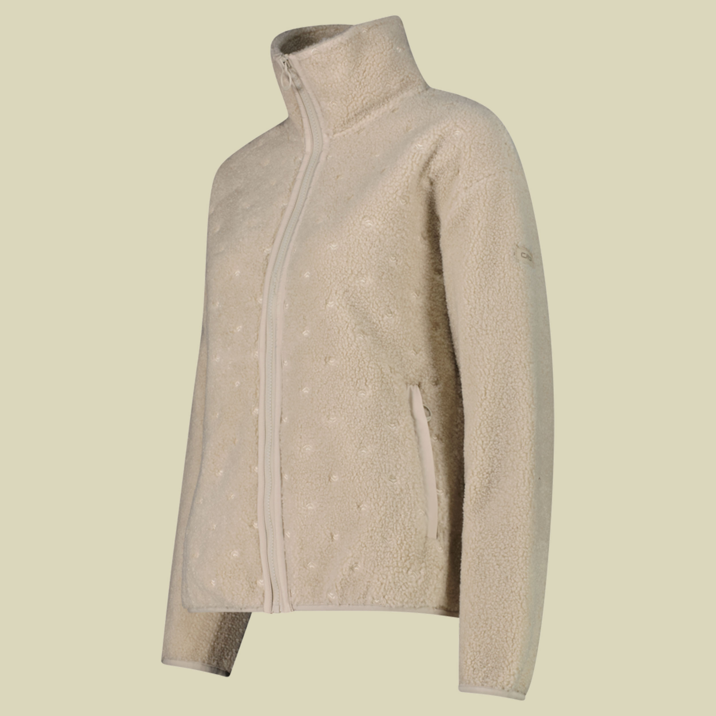 Jacket Soft Teddy Women 36P2926 44 beige - kaki P220