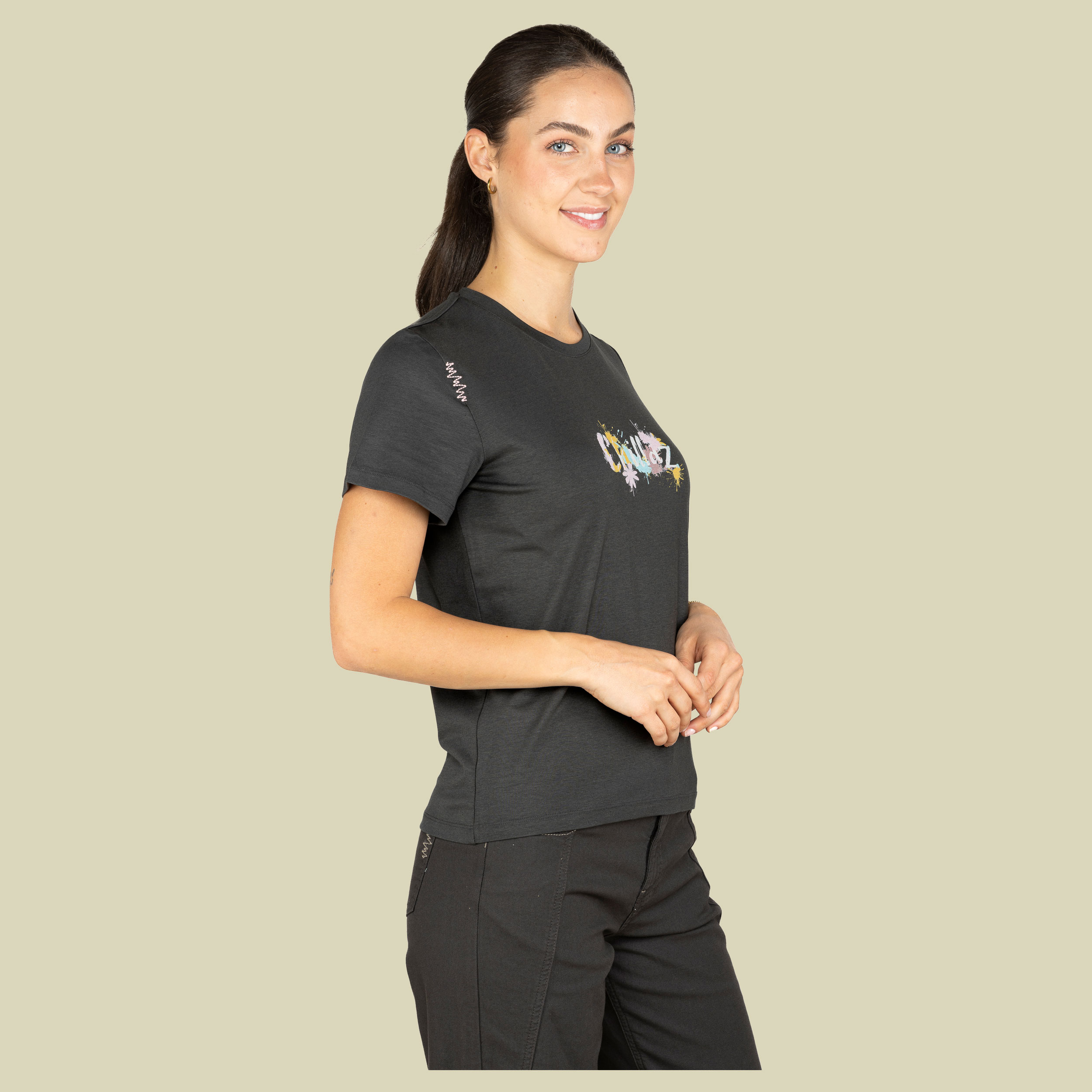 Iseo Floral Vibes Woman 42 schwarz - Farbe titan