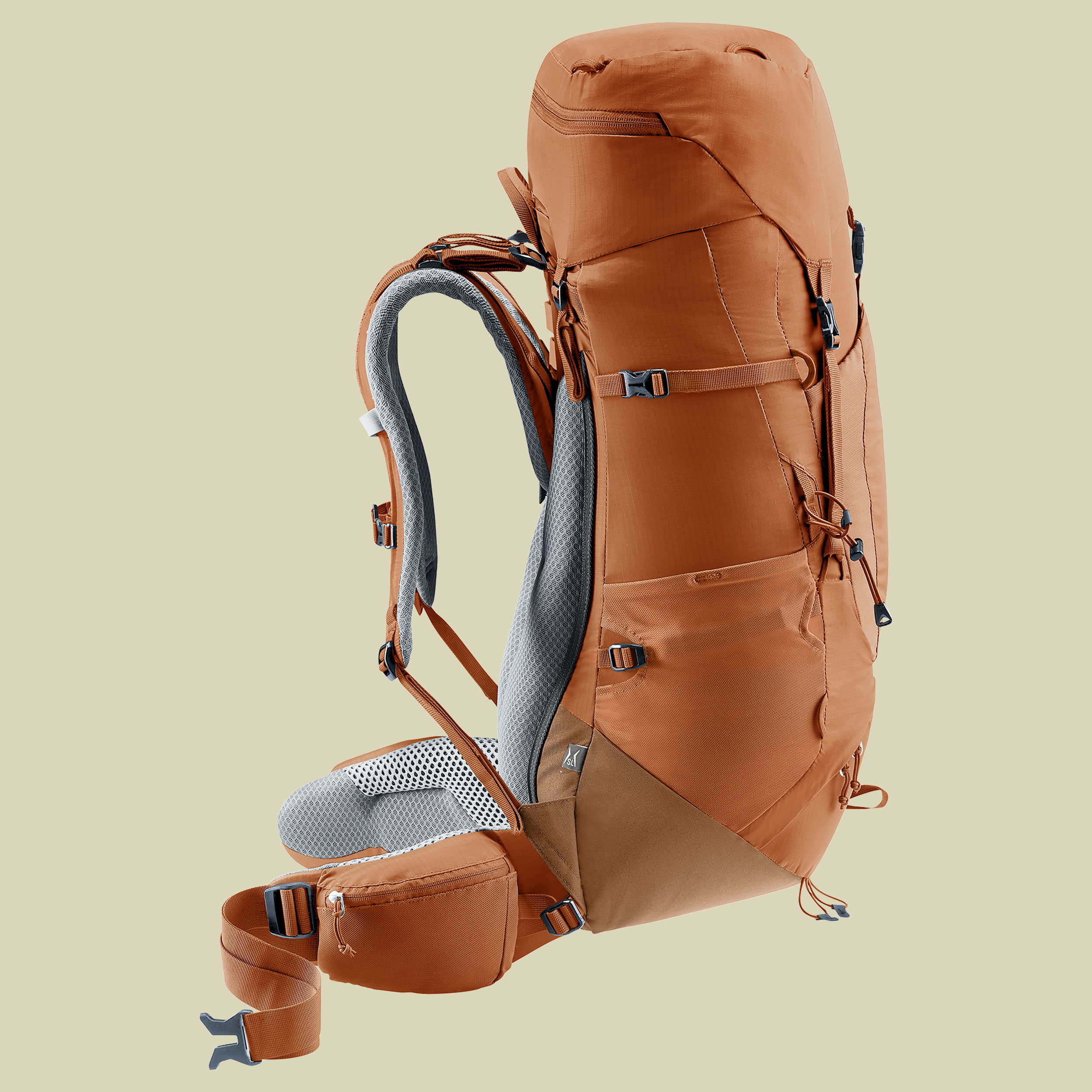 Aircontact Lite 35 + 10 SL Women orange 35 L + 10 L - pecan-mocha
