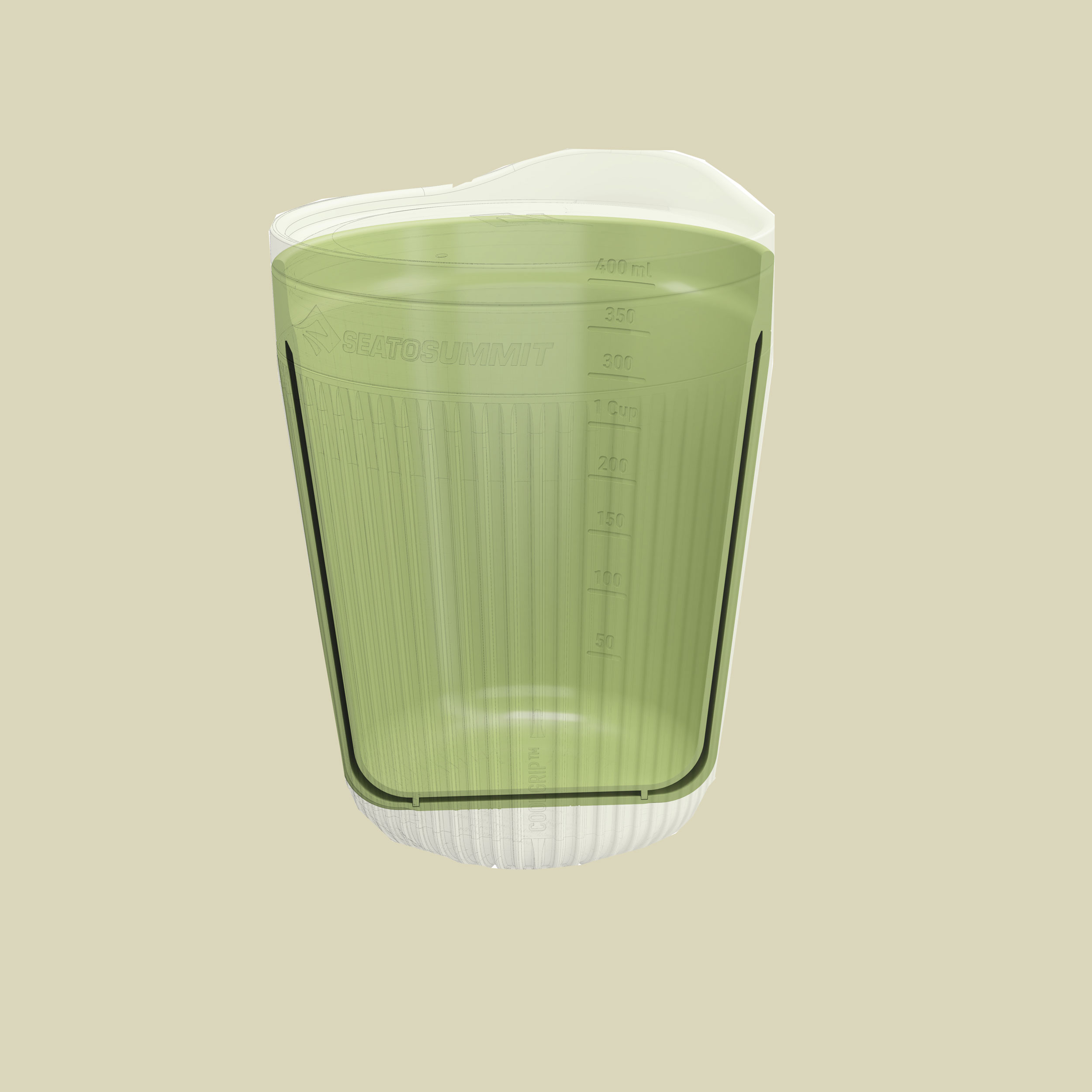 Horizon Mug grün 475 ml - Farbe tarragon