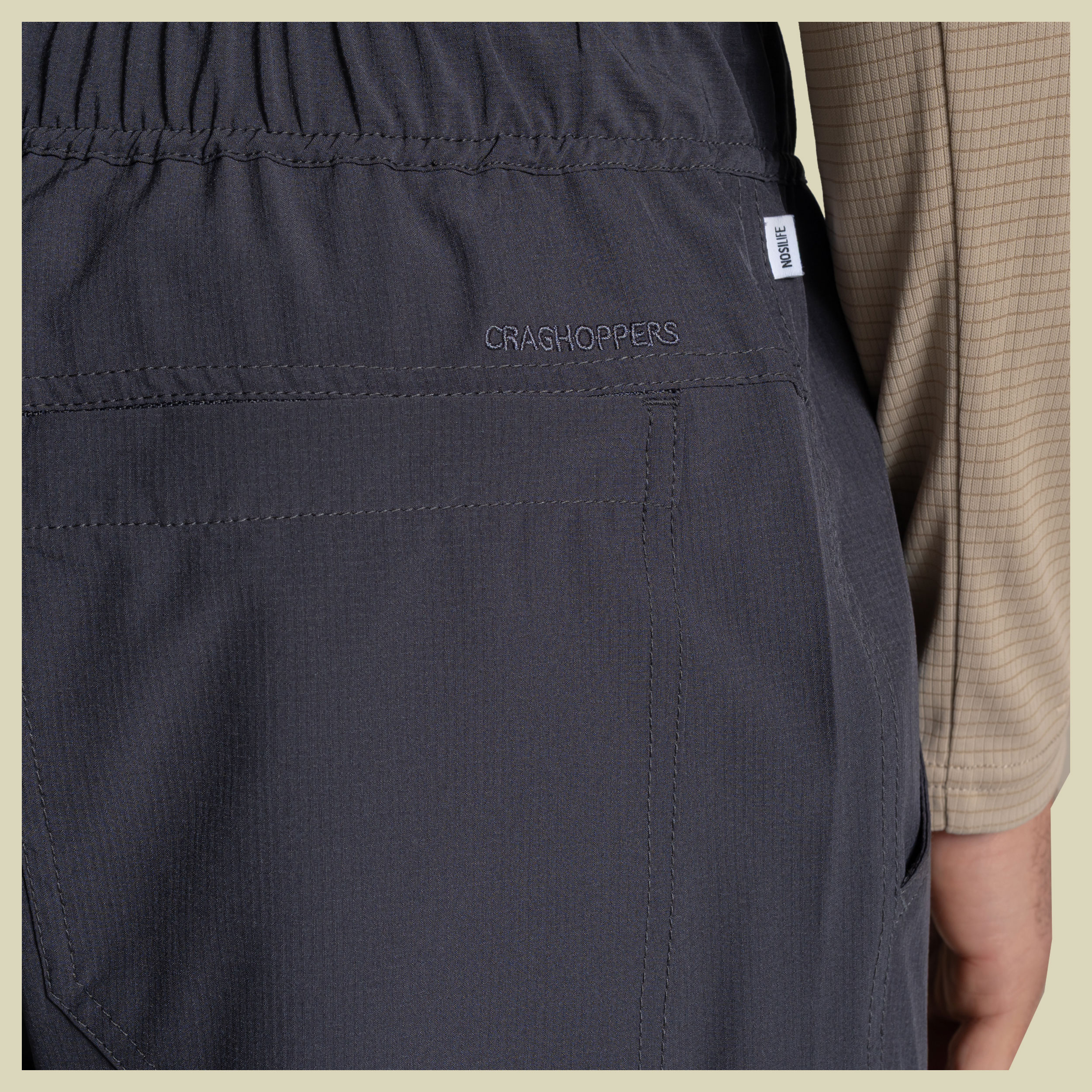 NosiLife Socco Trouser Men 48 (32") grau - dark iron