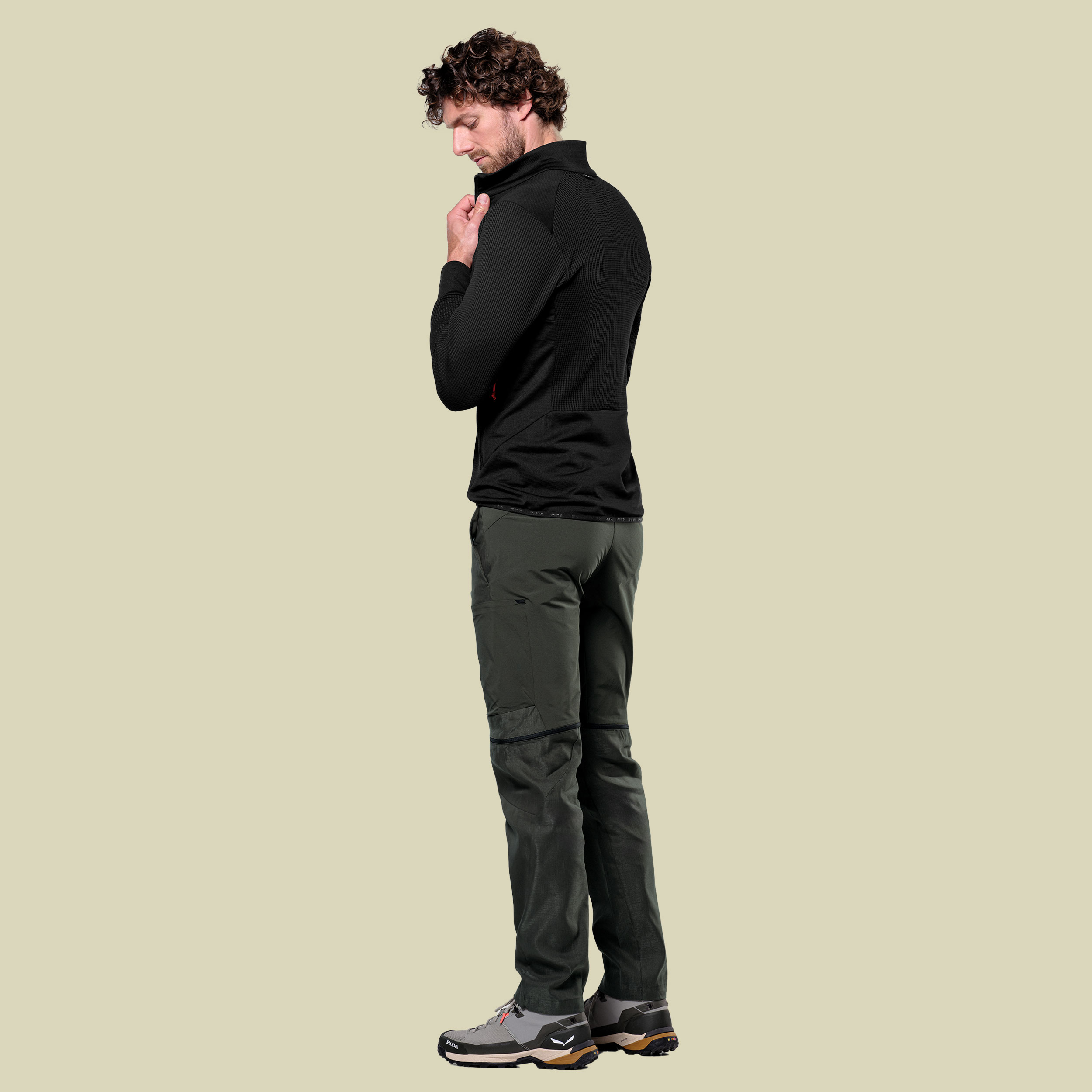 PUEZ Waffle Hyb PL Jacket Men schwarz S - black out