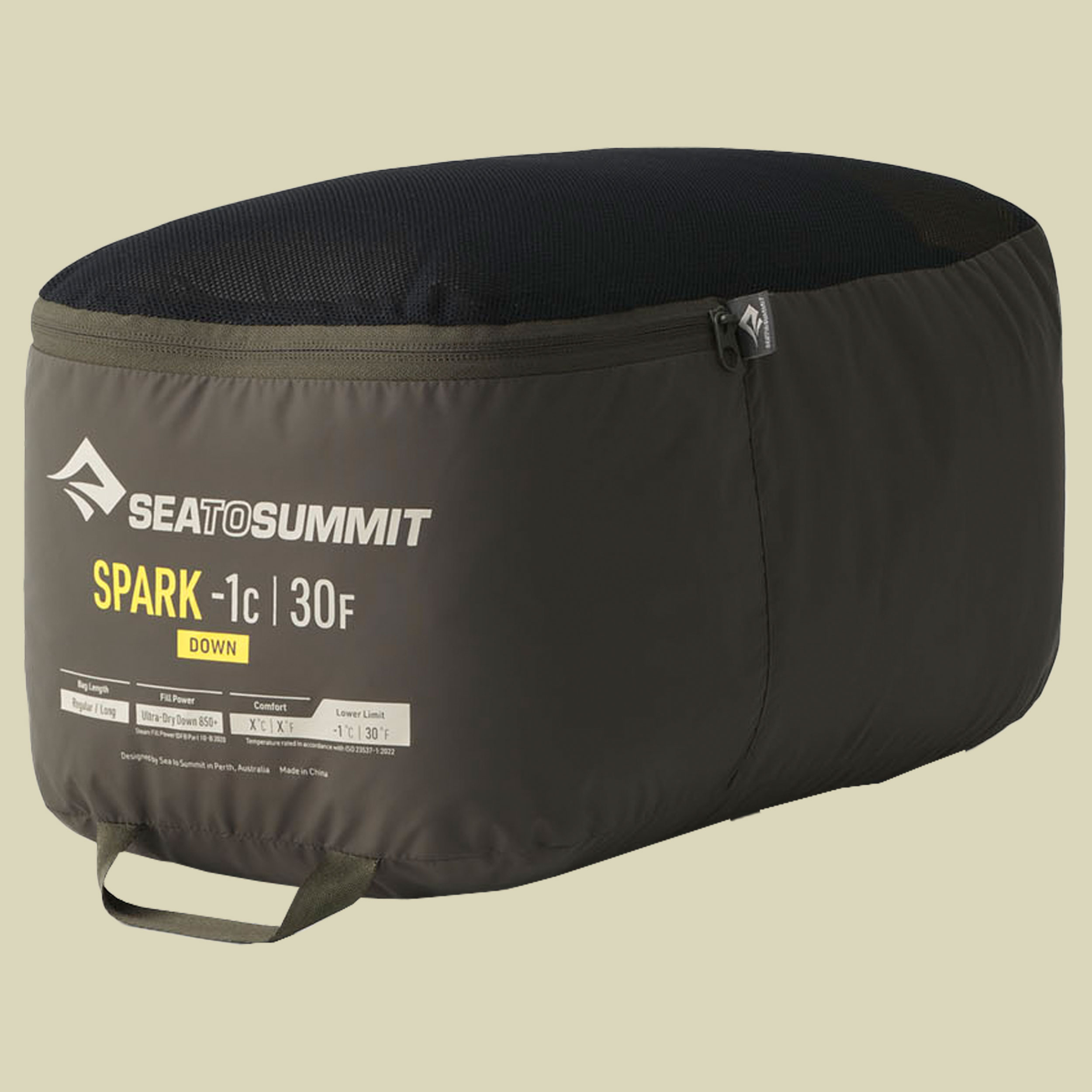 Spark -1C Down Sleeping Bag 185 cm schwarz - regular beluga black