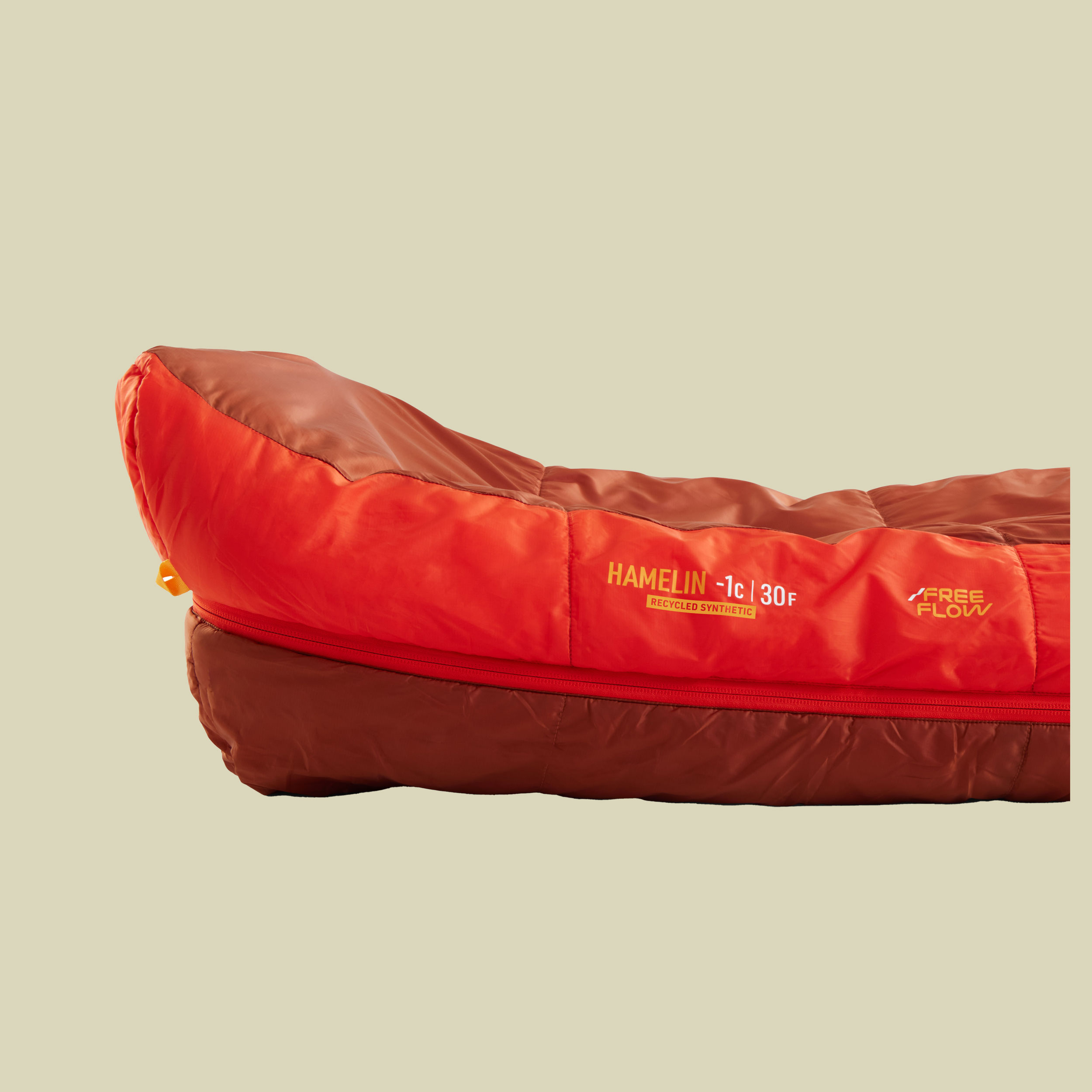 Hamelin Synthetic Sleeping Bag -1C rot 185 cm regular - Farbe picante