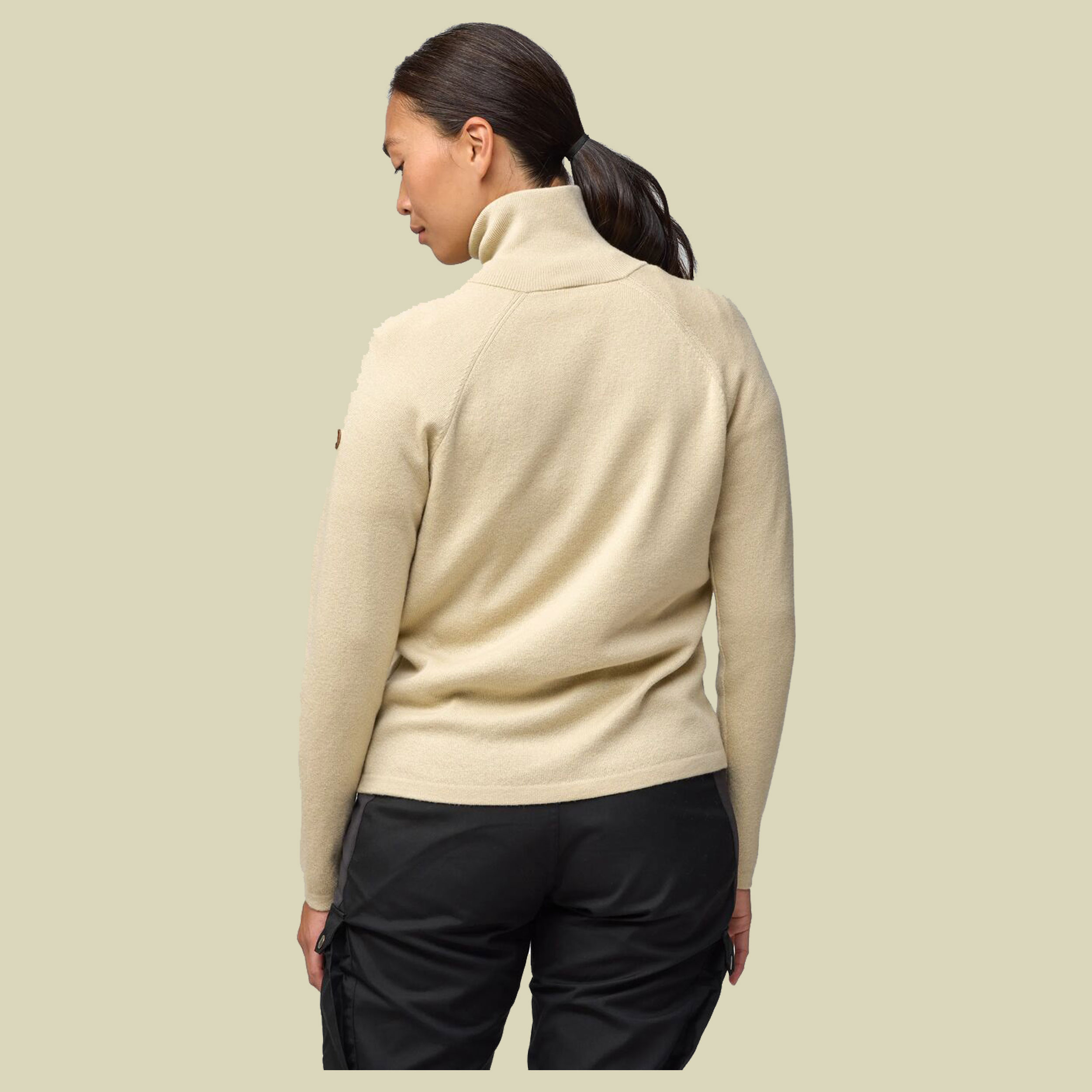 Övik Lite Half Zip Women XL beige - light beige