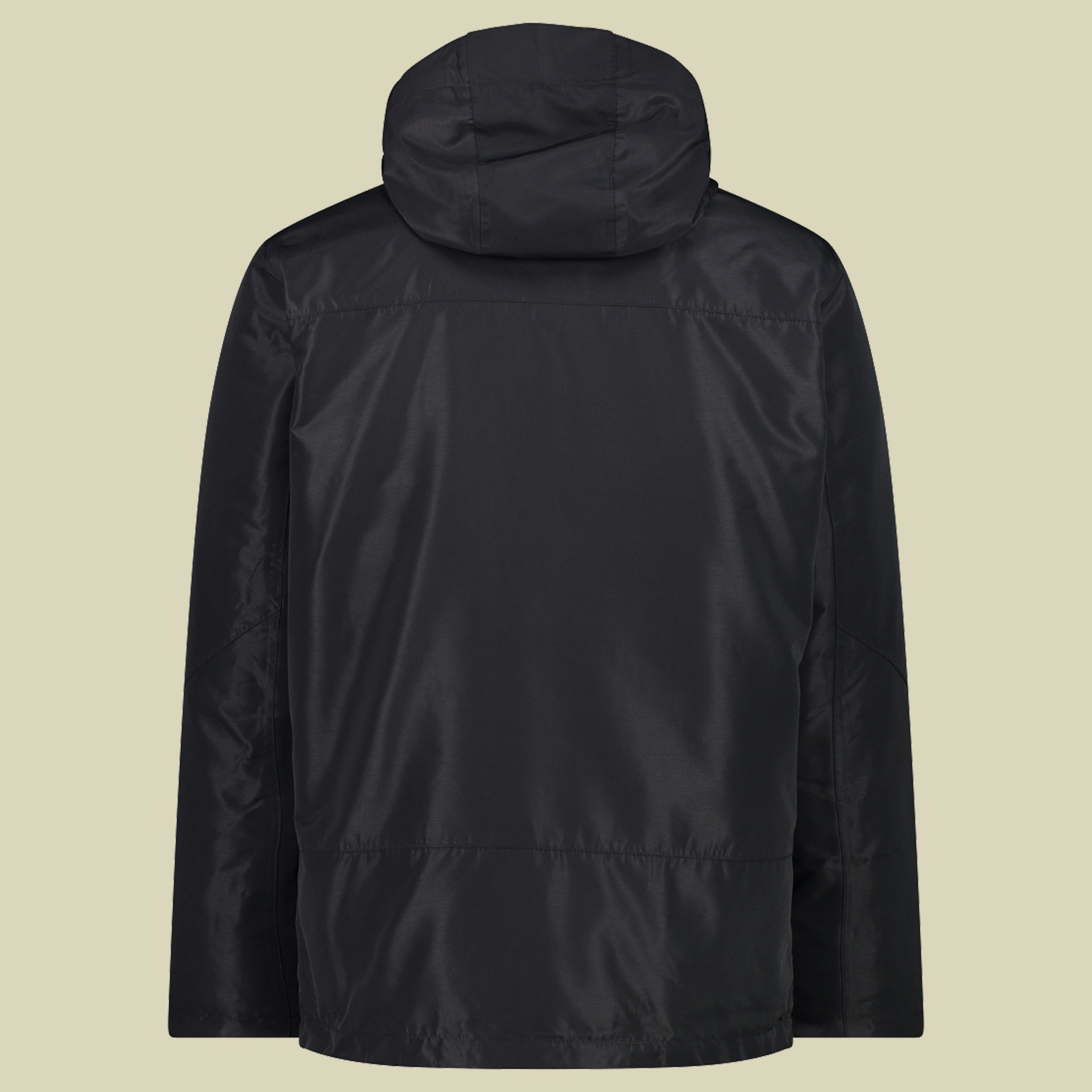 Man Jacket Zip Hood Detachable Inn.Jacket 33Z1577D 58 schwarz - Farbe black